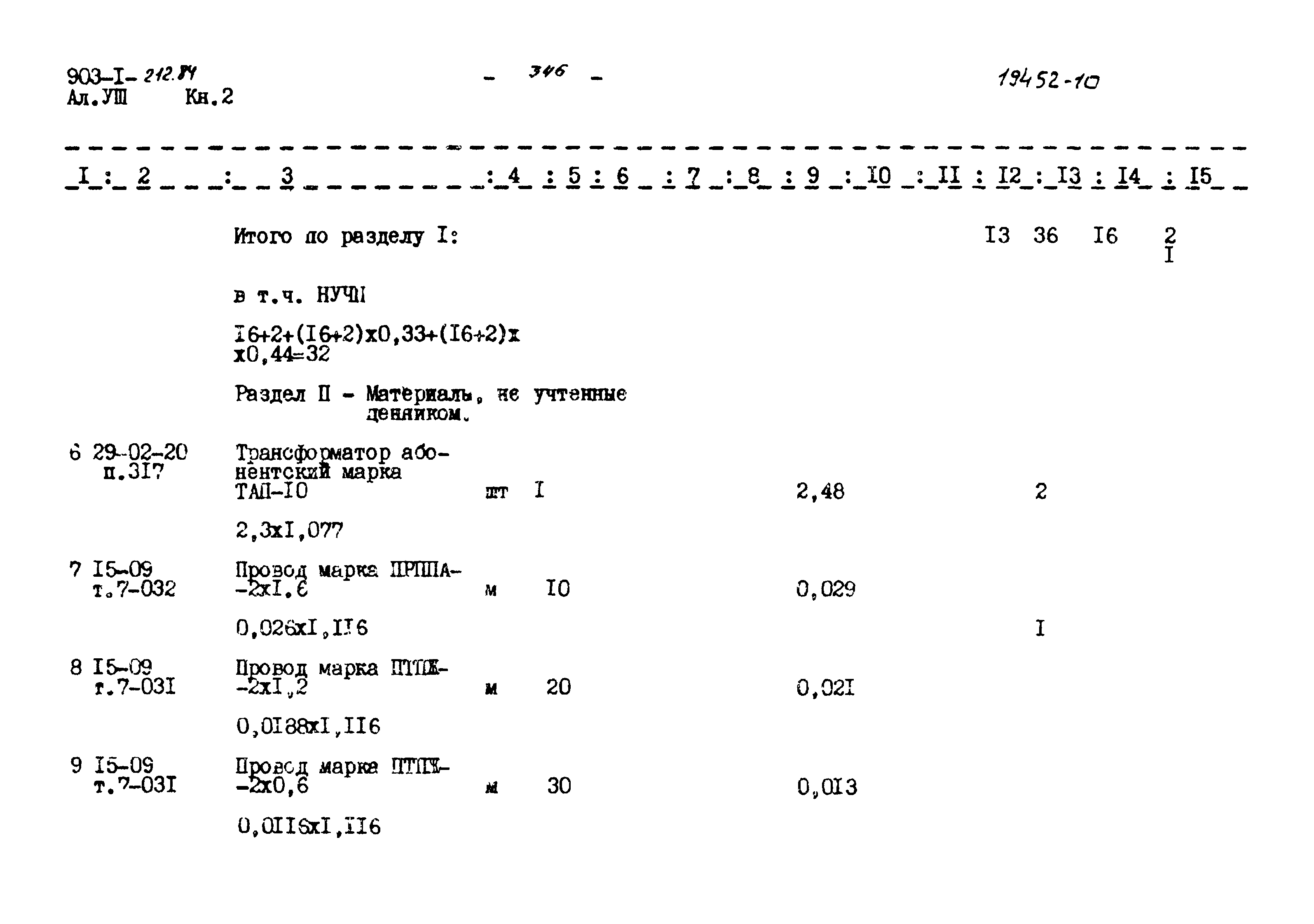 Типовой проект 903-1-212.84