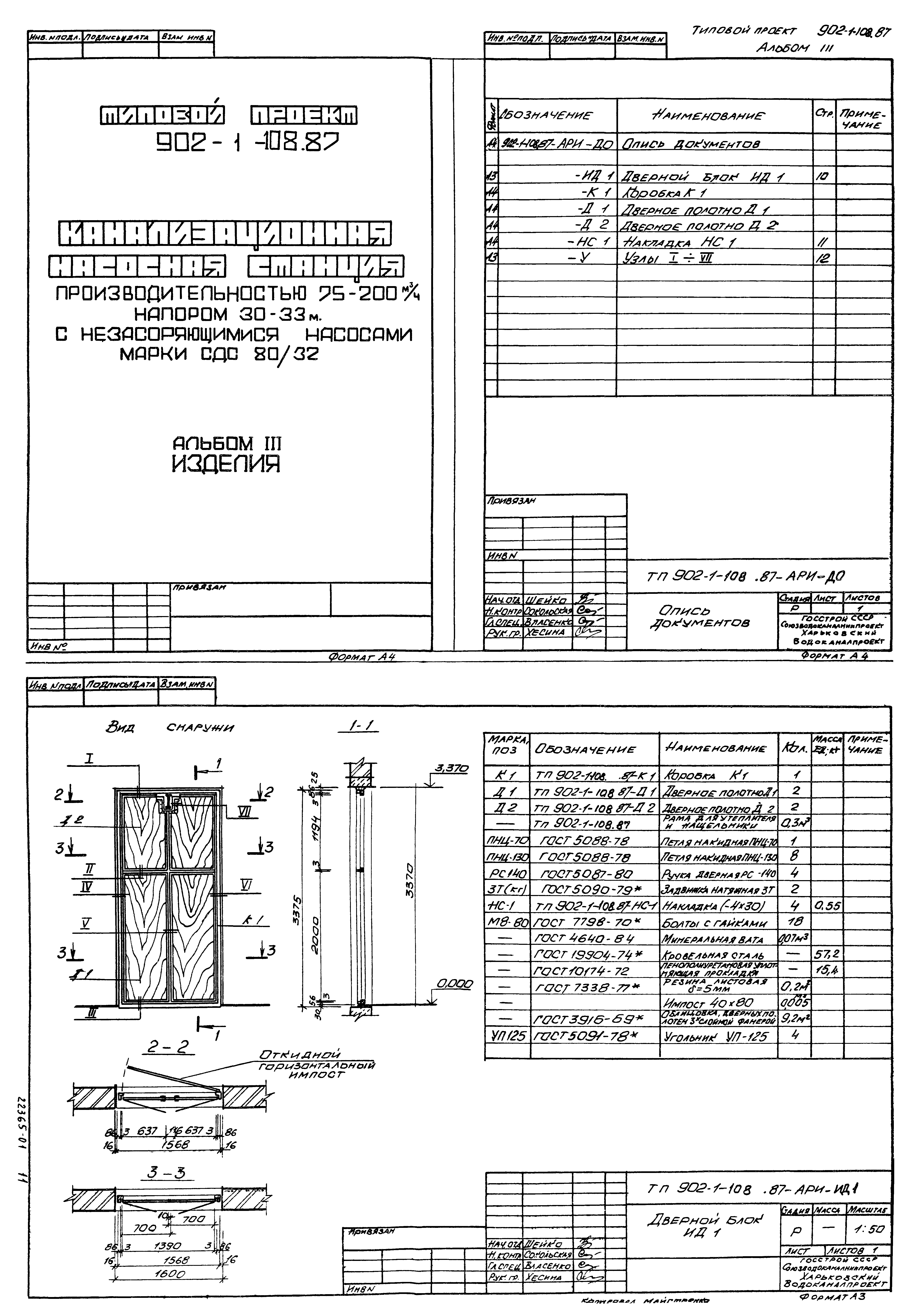 Типовой проект 902-1-112.87