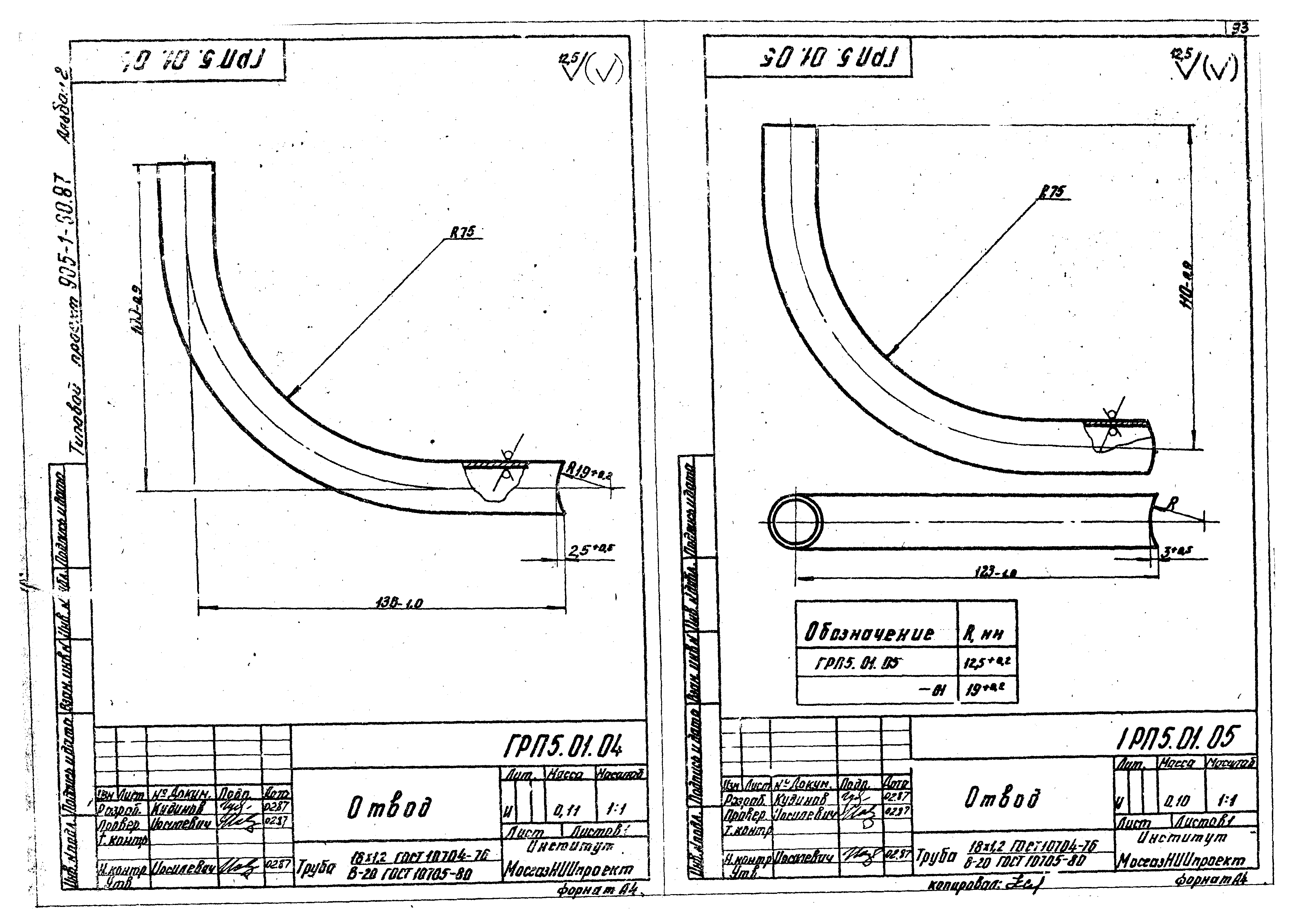 Типовой проект 905-1-30.87