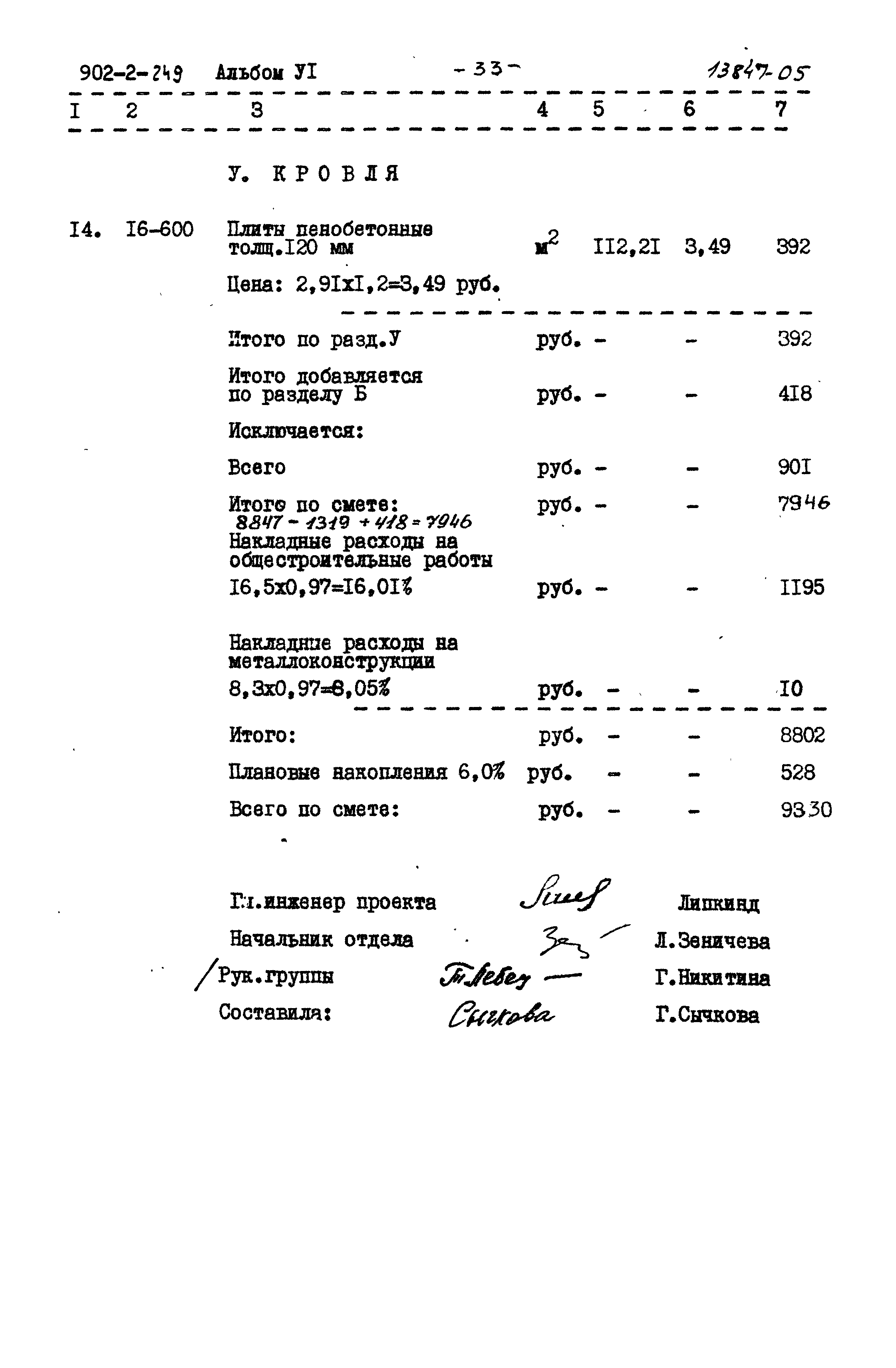 Типовой проект 902-2-249