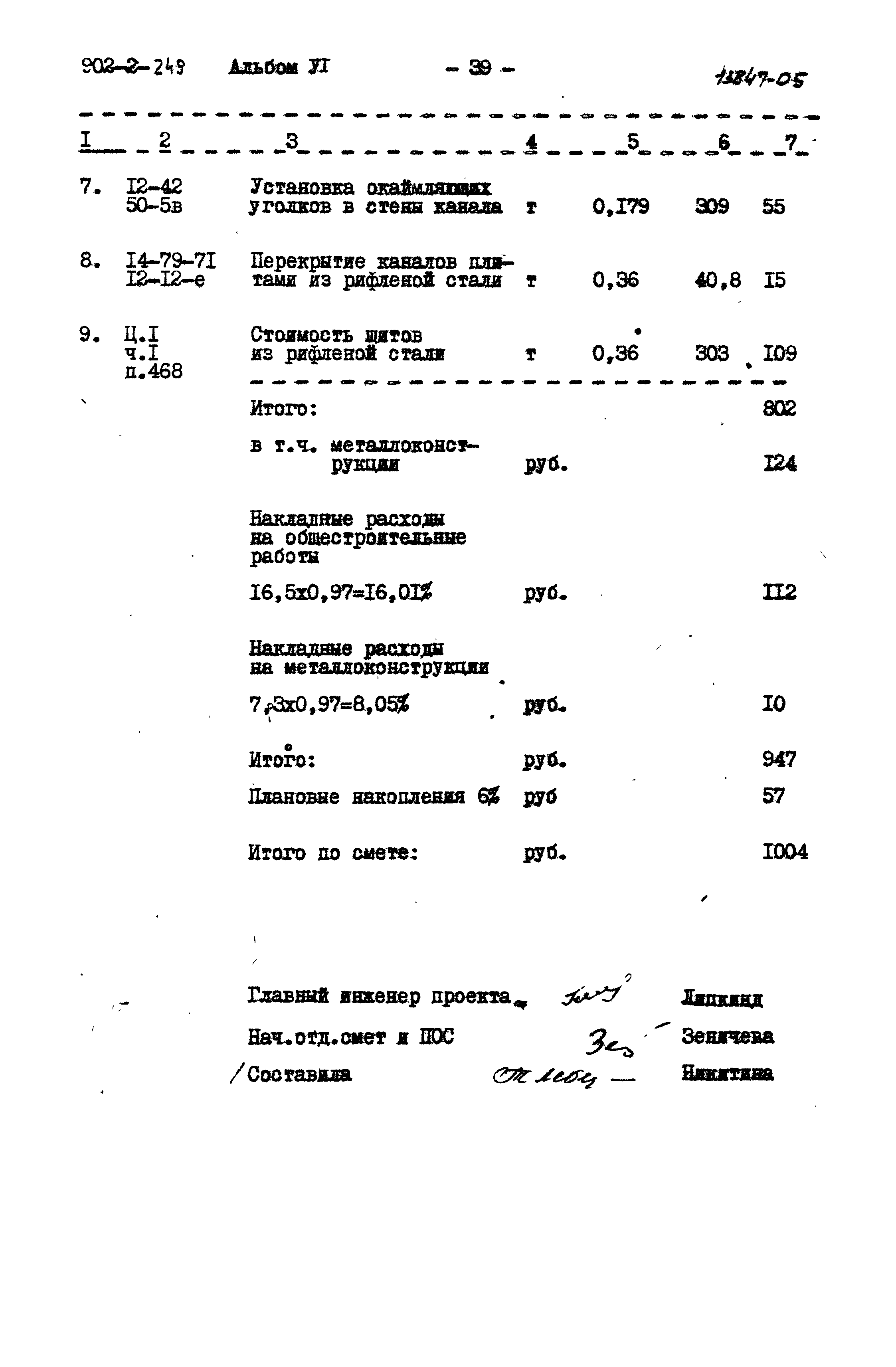 Типовой проект 902-2-249