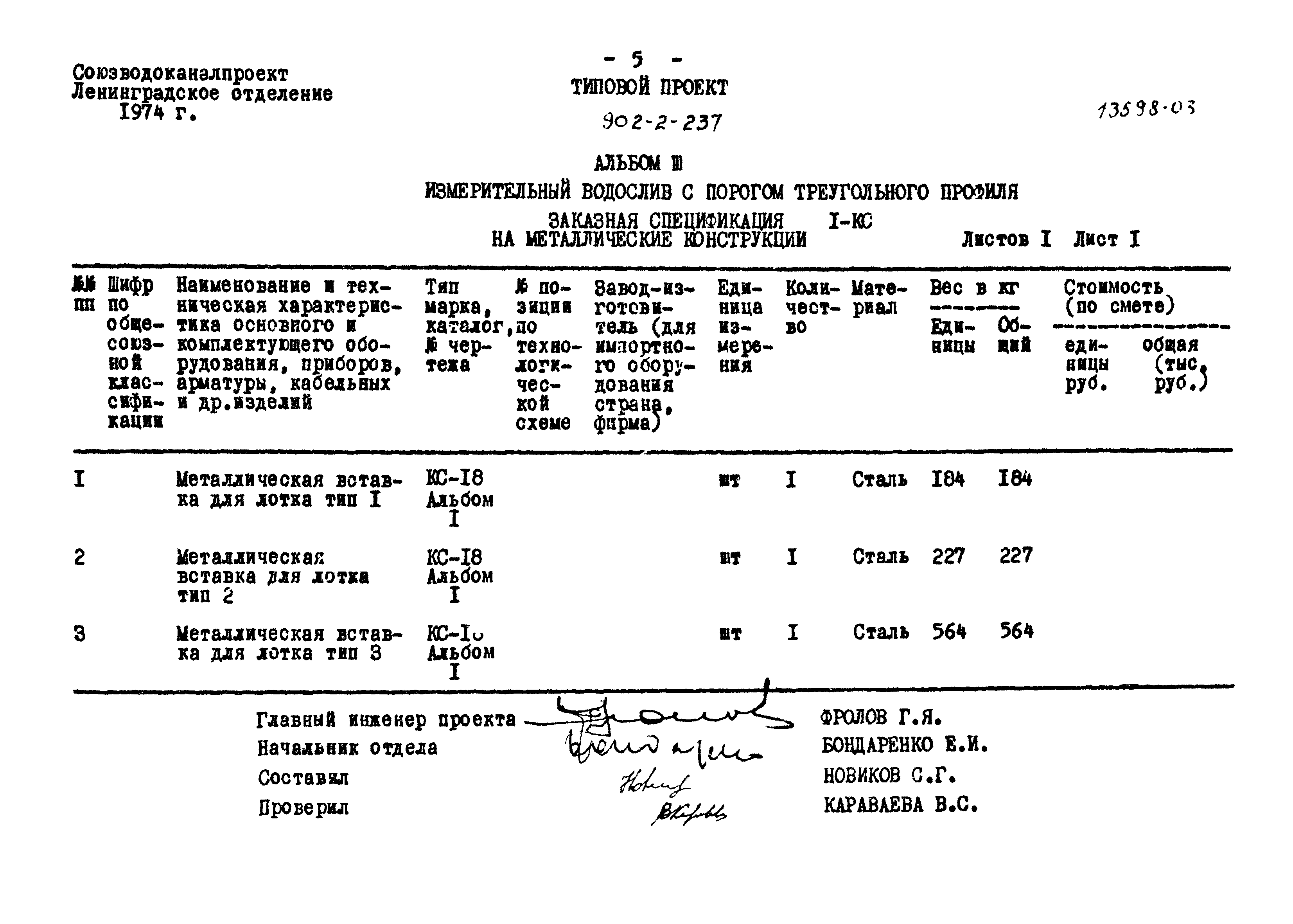 Типовой проект 902-2-237