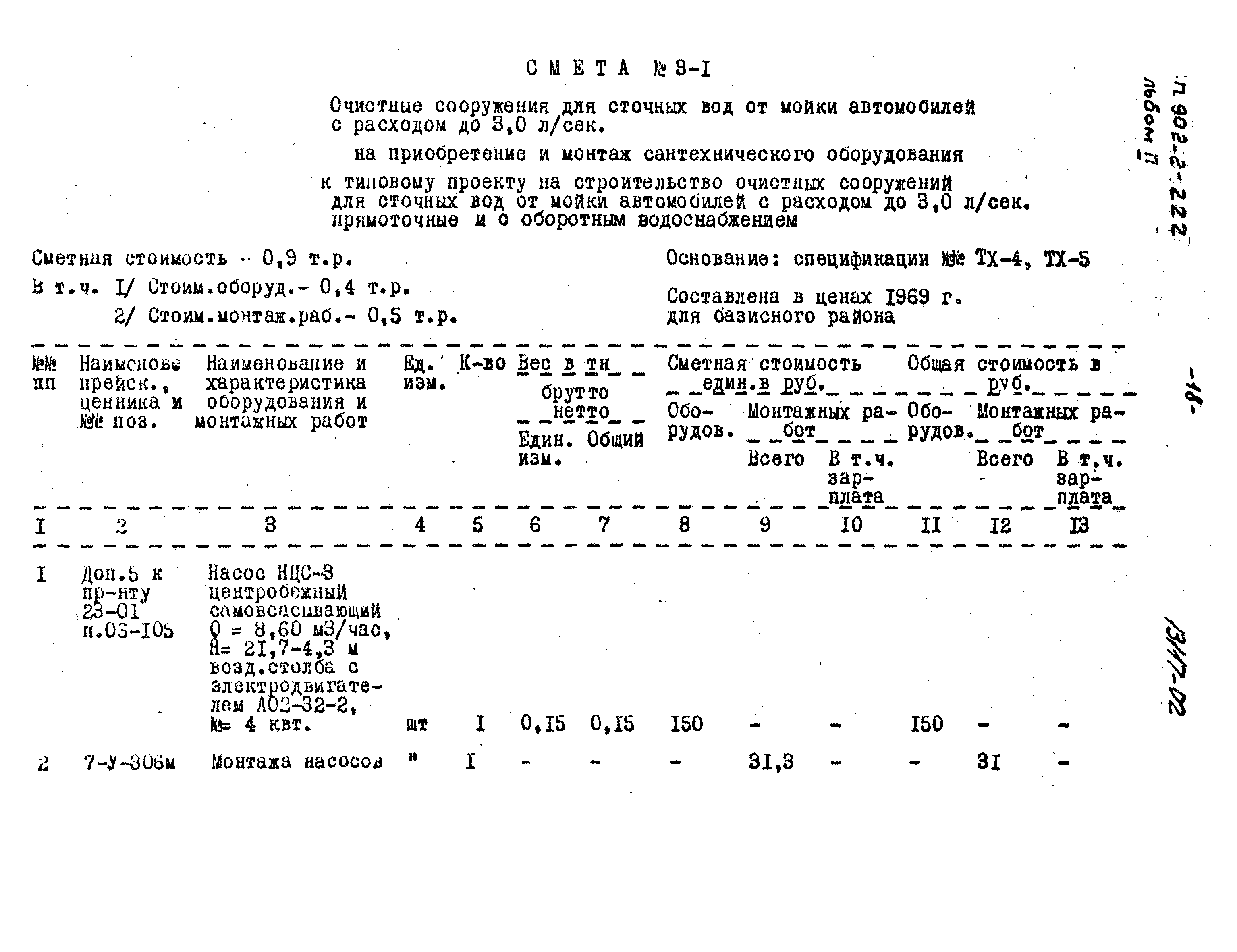 Типовой проект 902-2-222