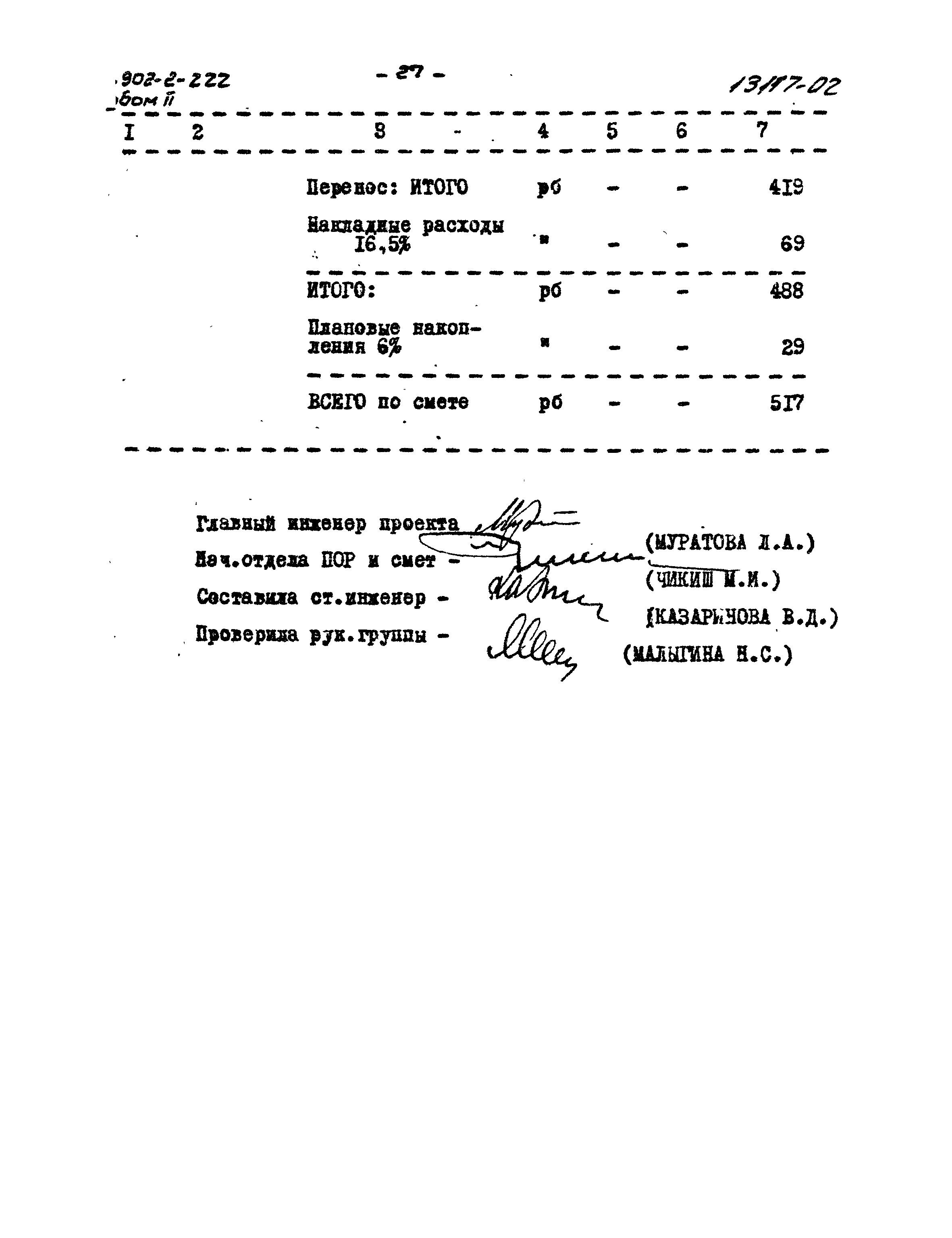 Типовой проект 902-2-222