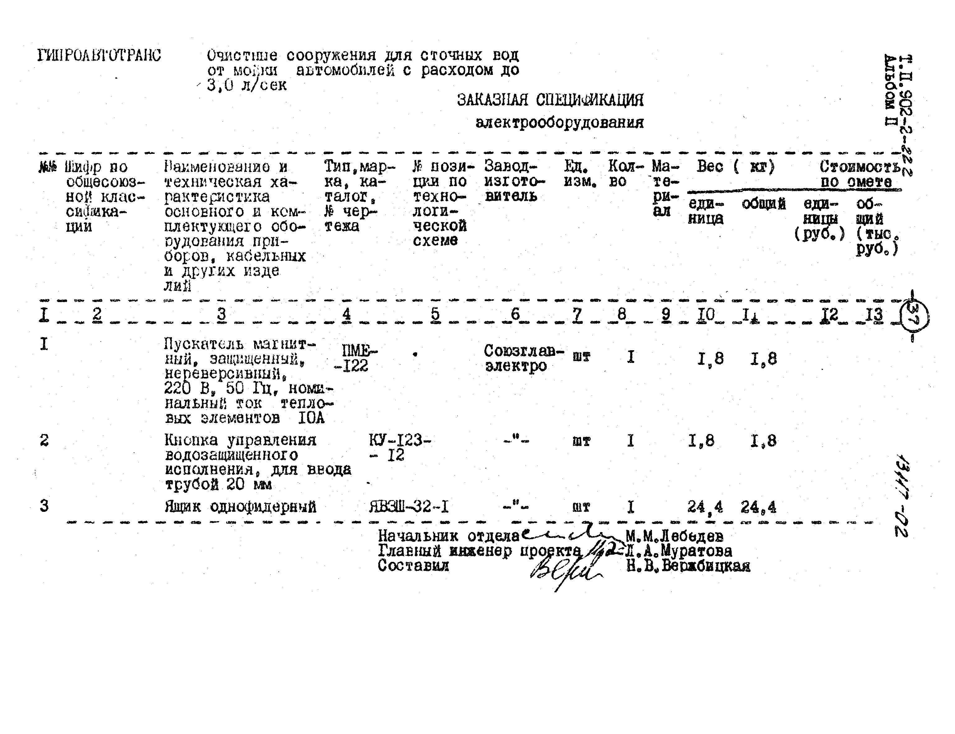 Типовой проект 902-2-222