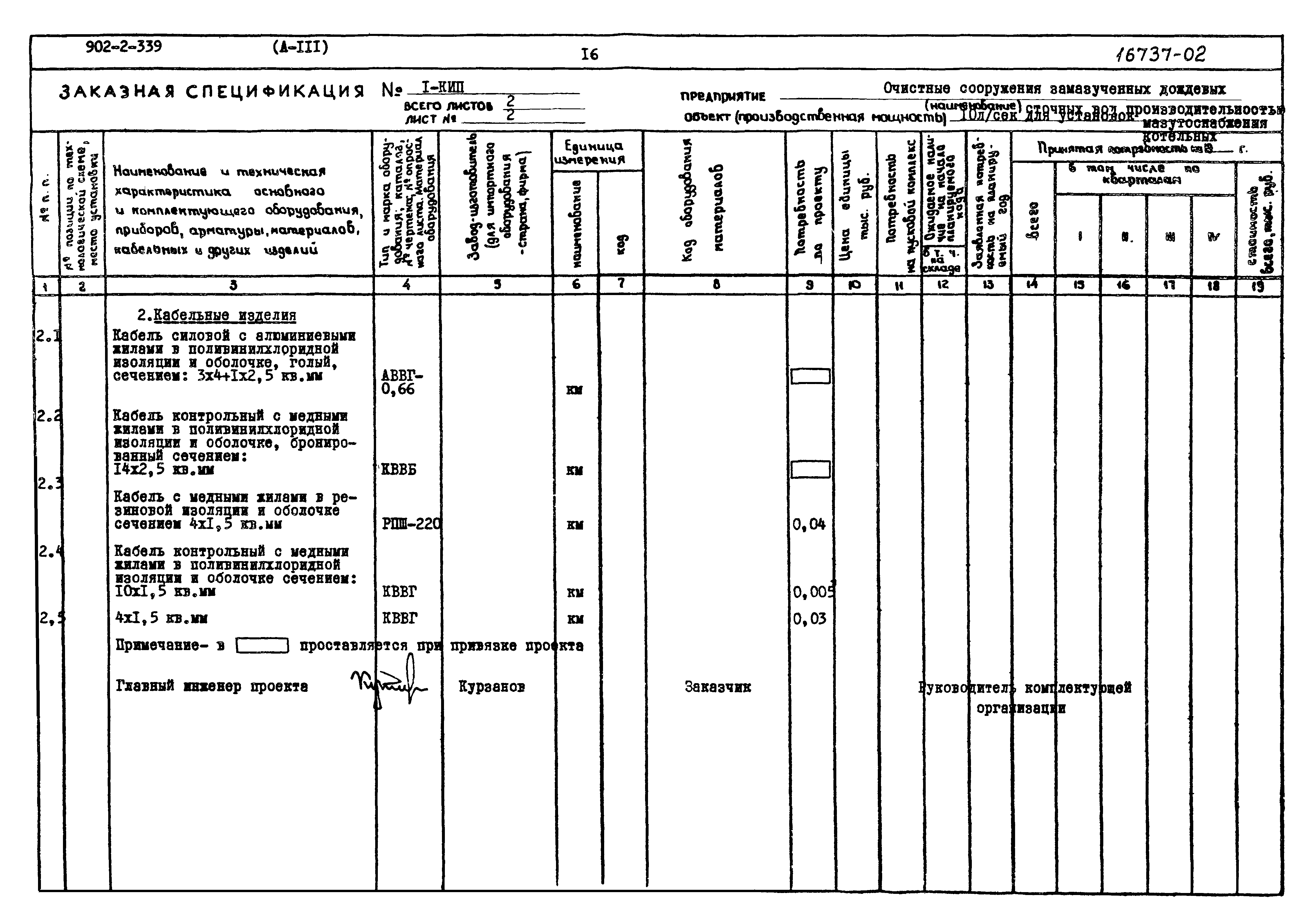 Типовой проект 902-2-339