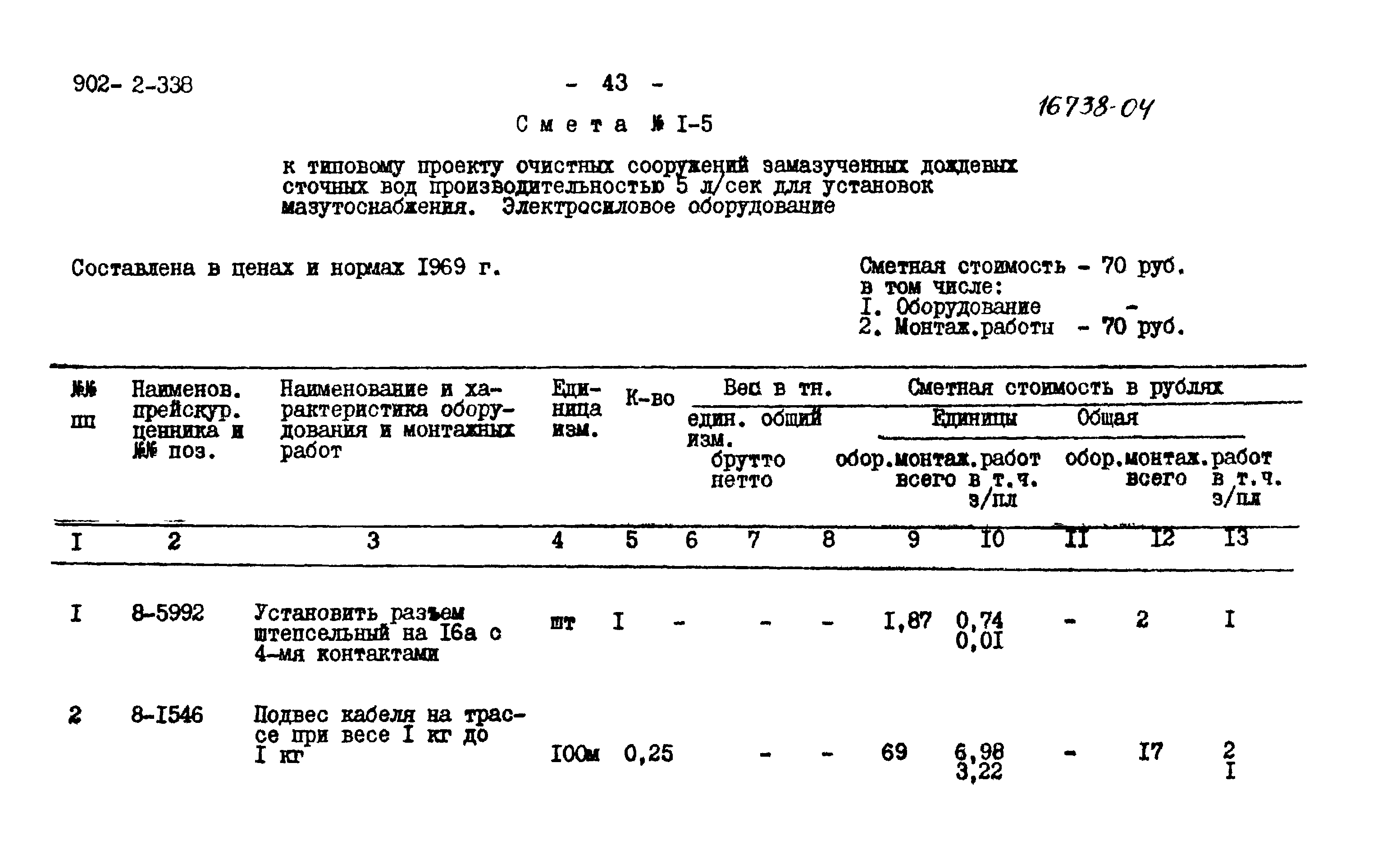 Типовой проект 902-2-338
