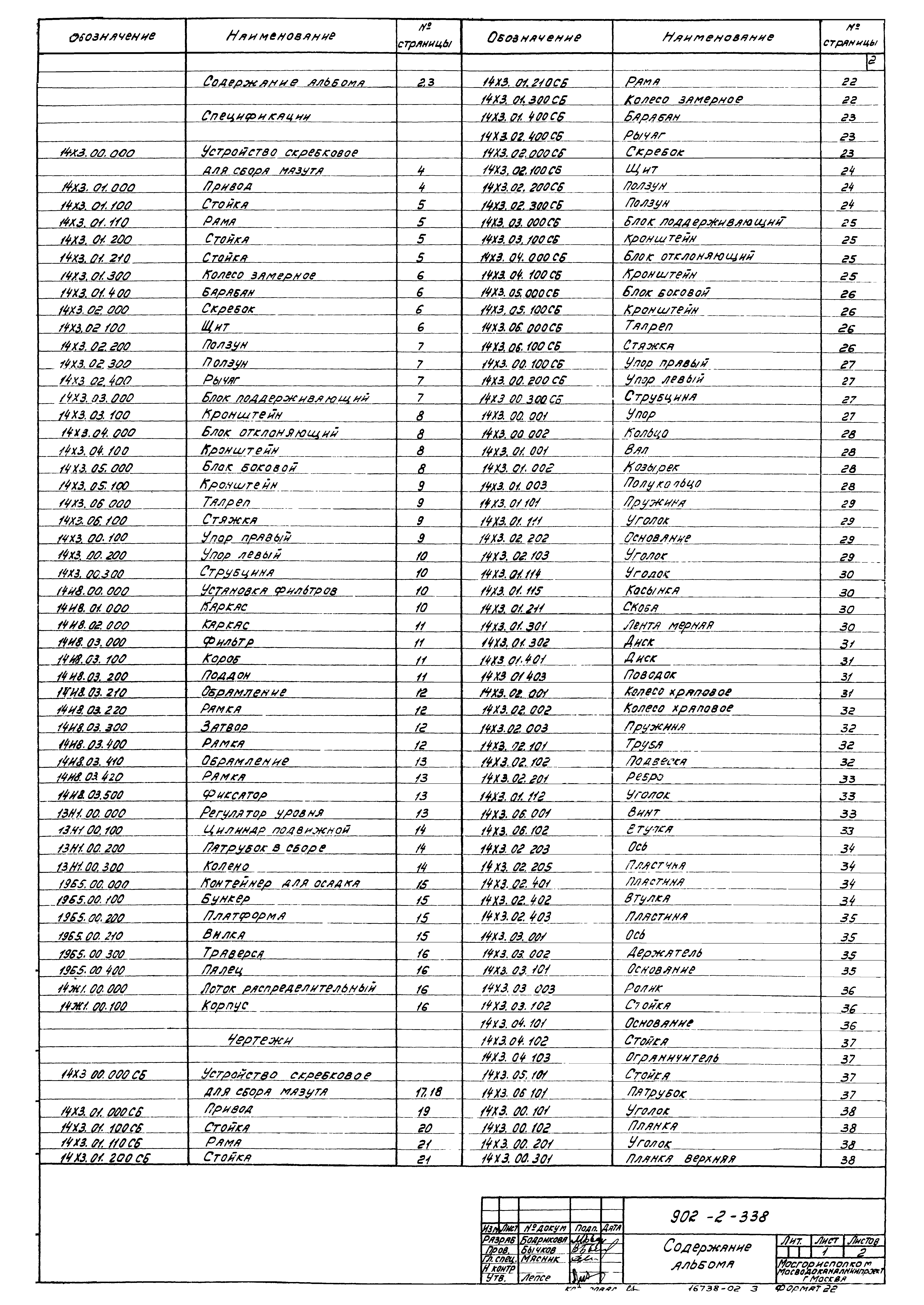 Типовой проект 902-2-338