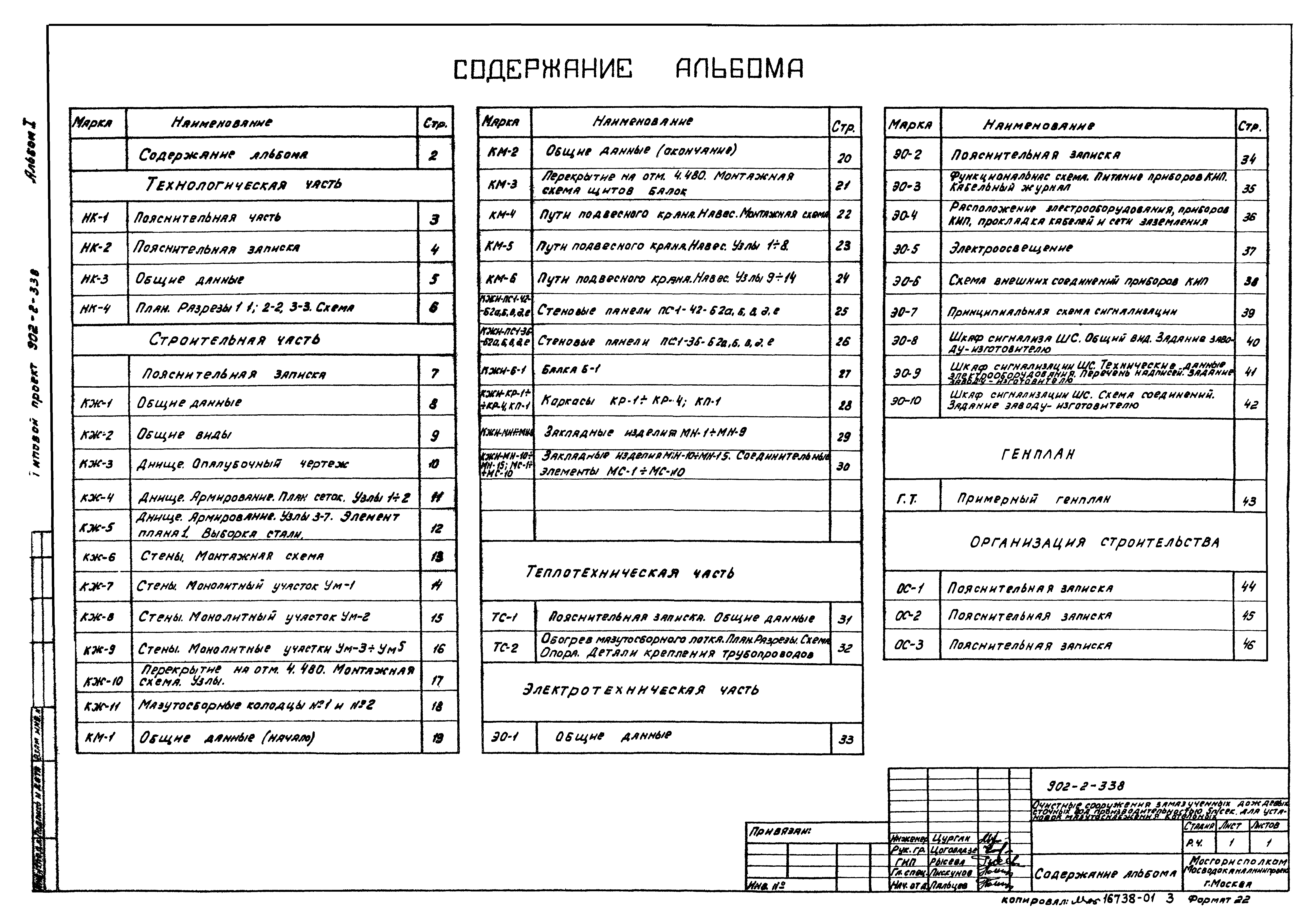 Типовой проект 902-2-338