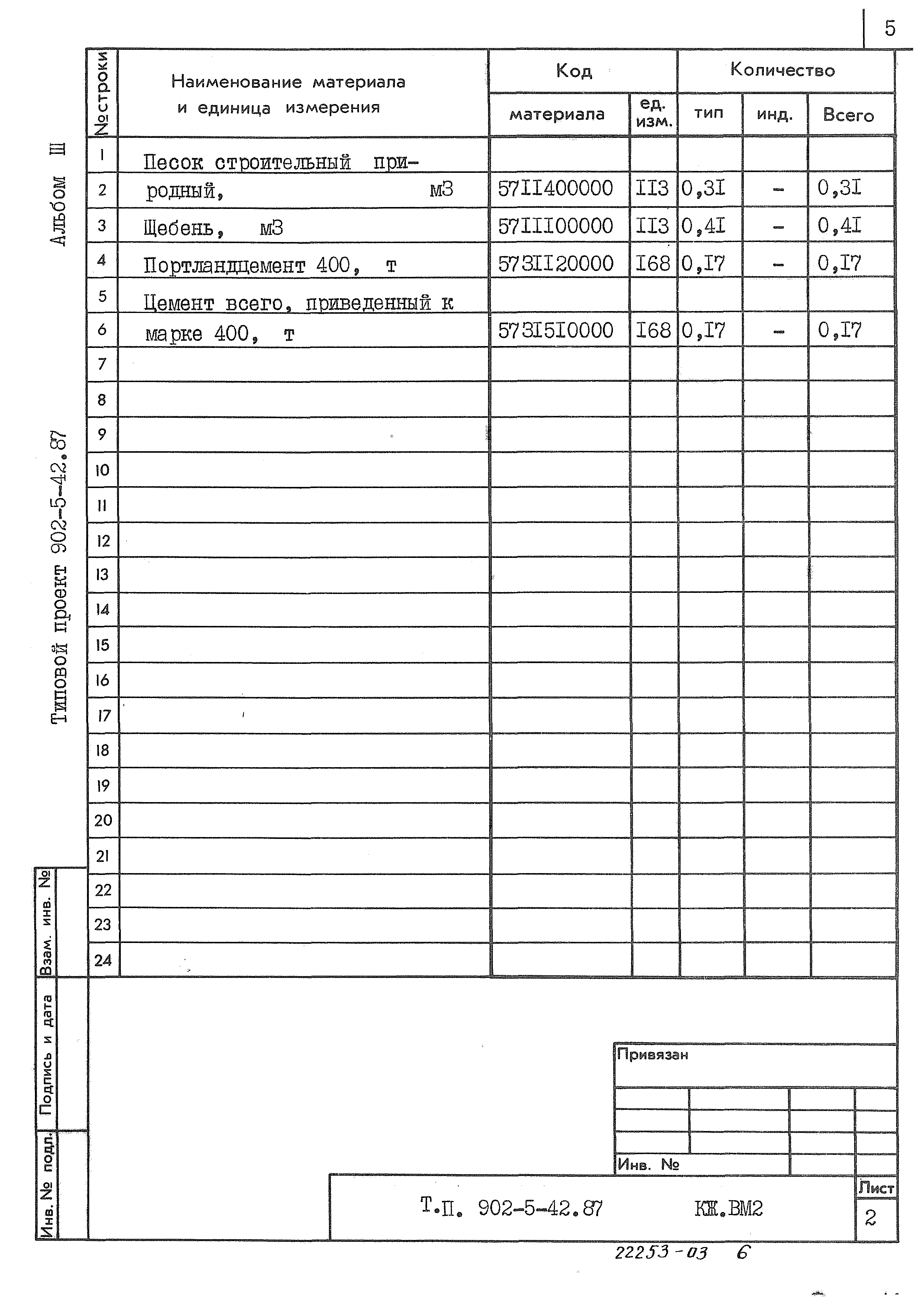 Типовой проект 902-5-42.87
