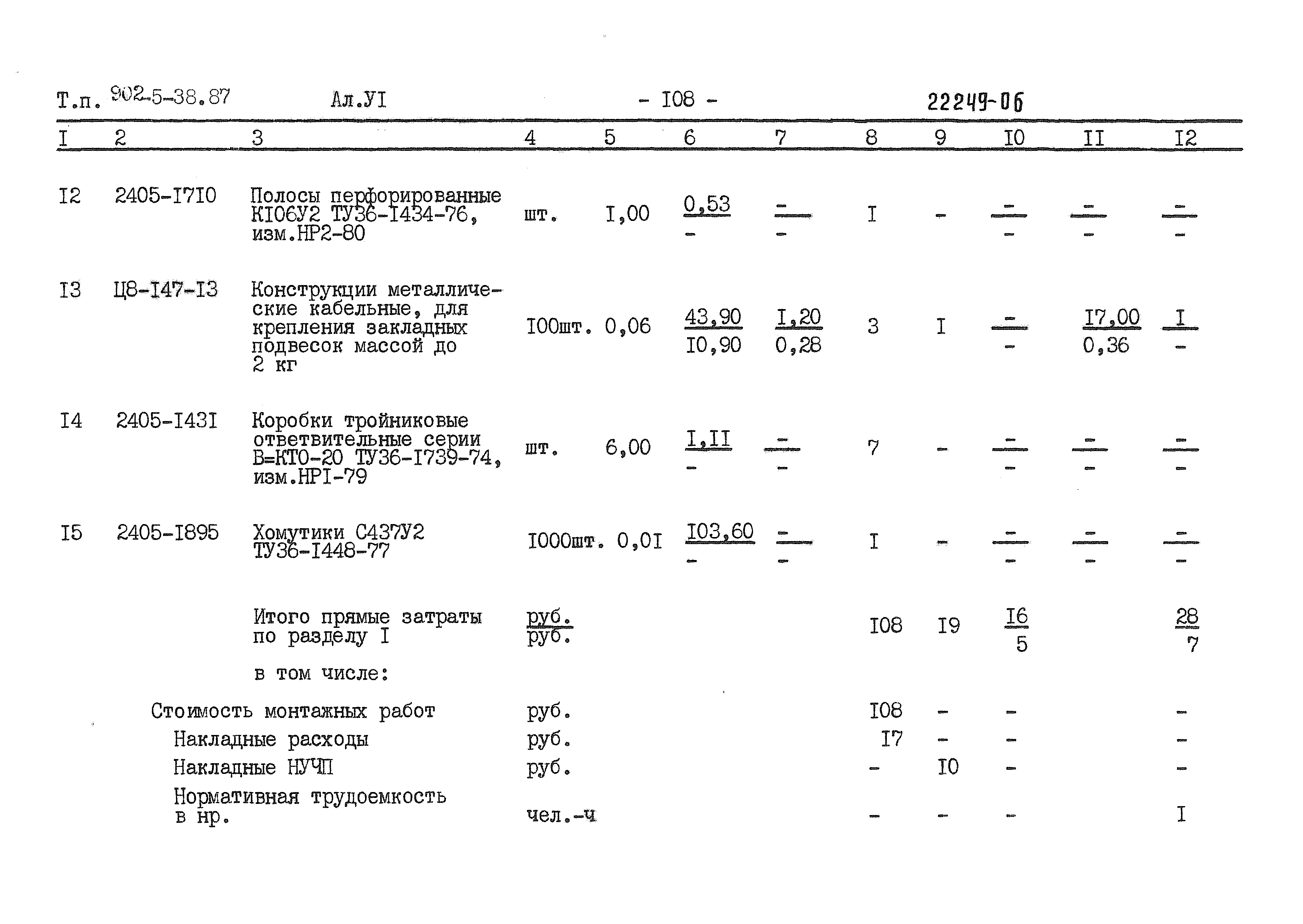 Типовой проект 902-5-38.87