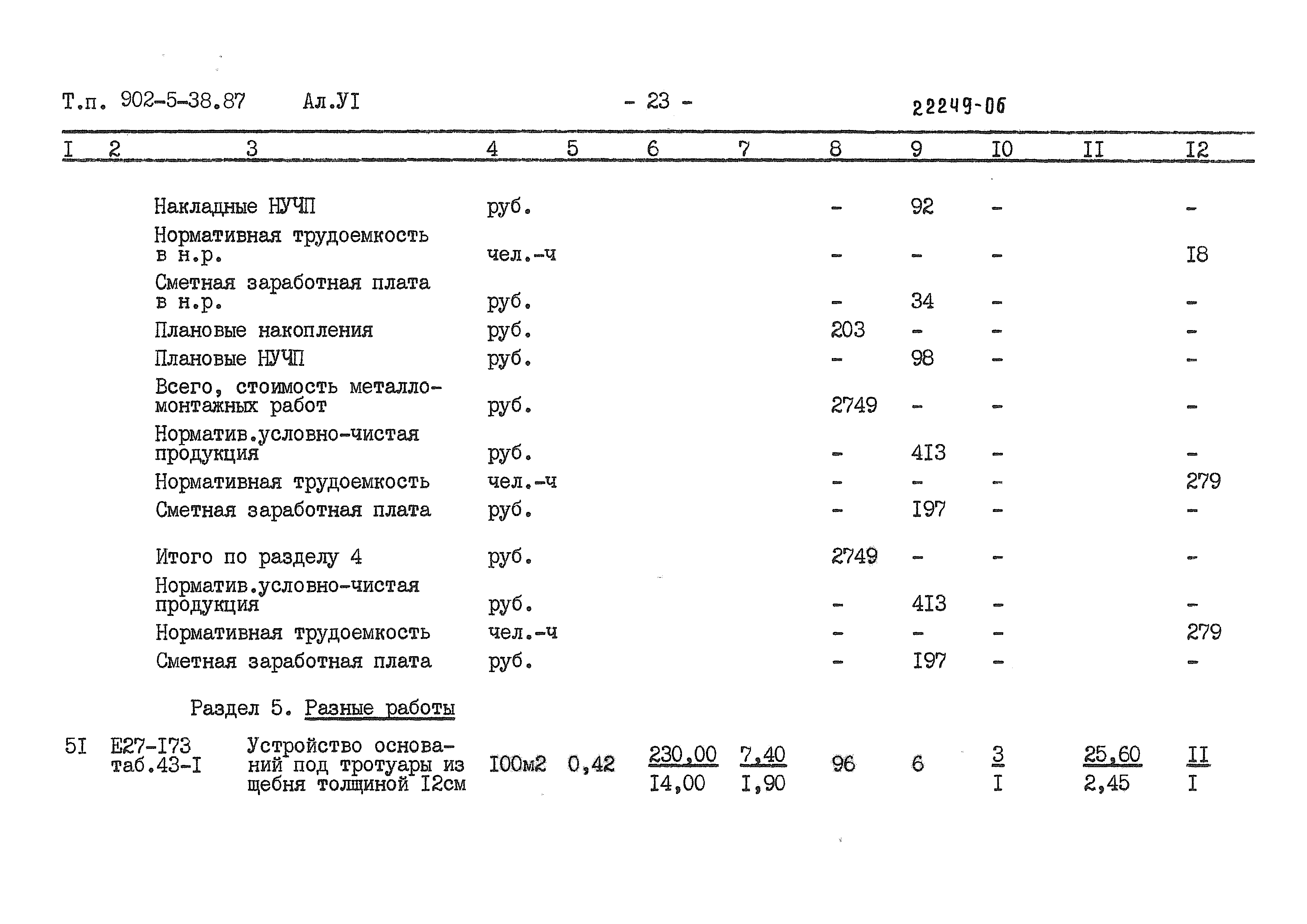 Типовой проект 902-5-38.87