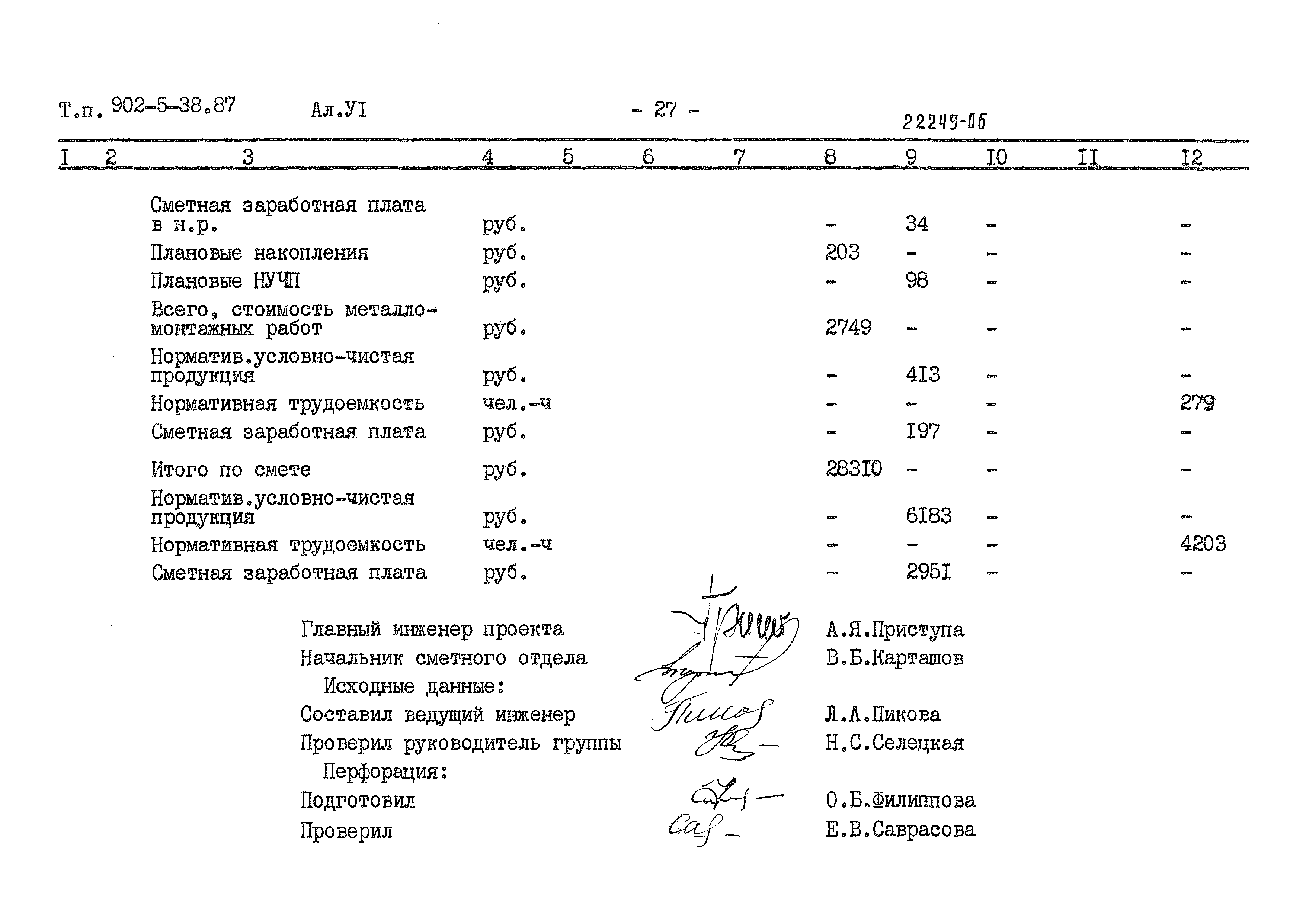 Типовой проект 902-5-38.87