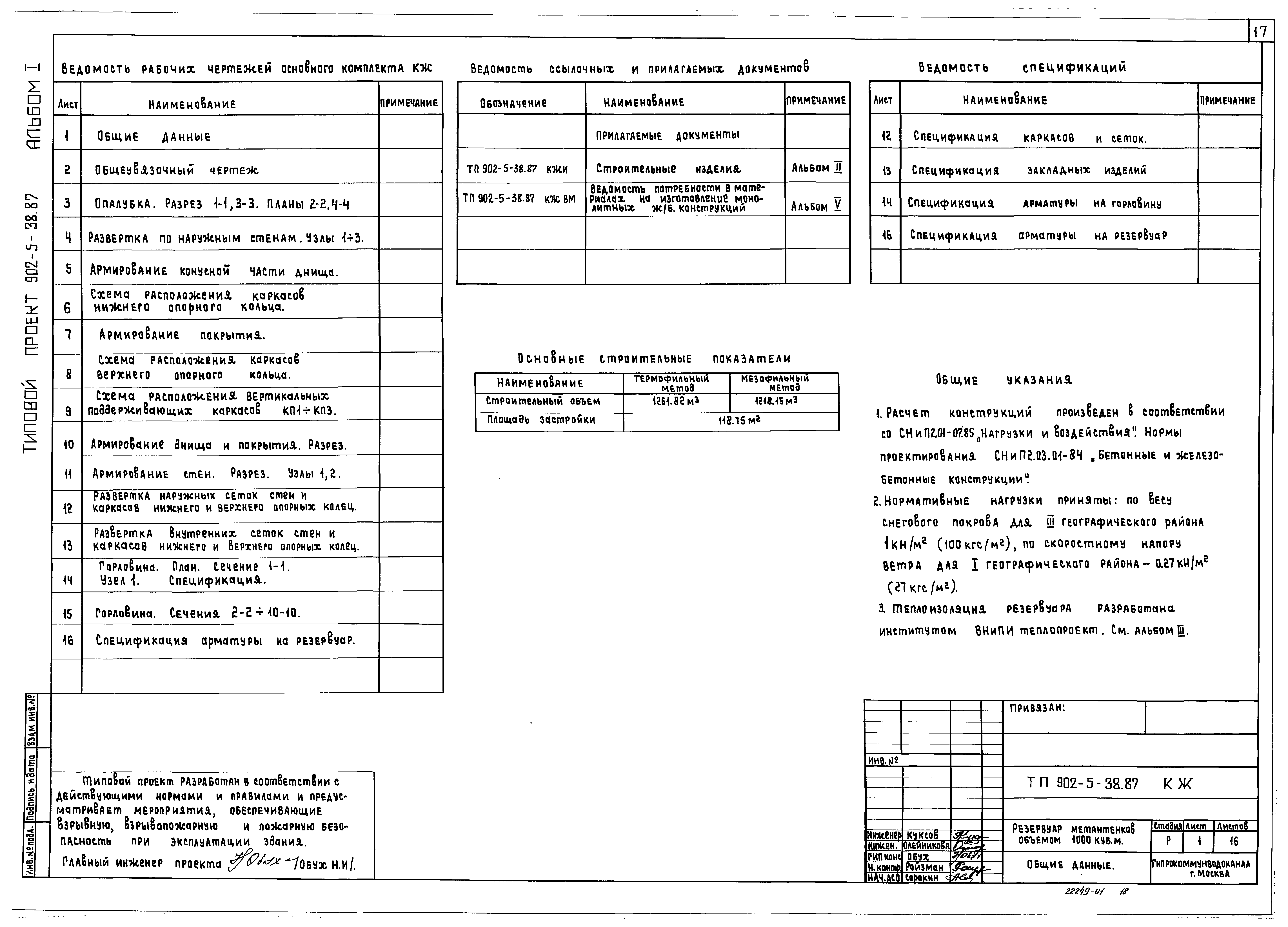 Типовой проект 902-5-38.87