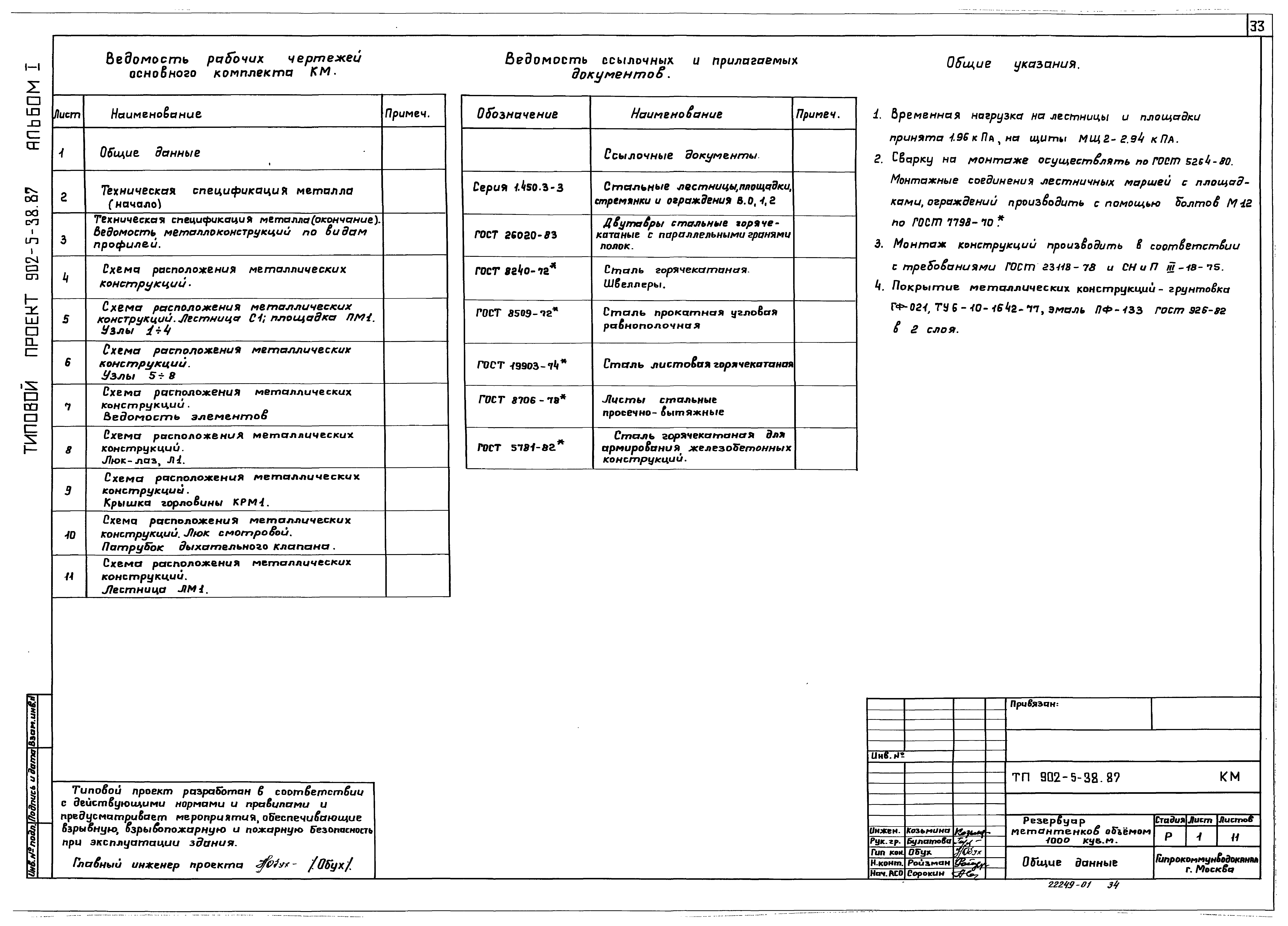 Типовой проект 902-5-38.87