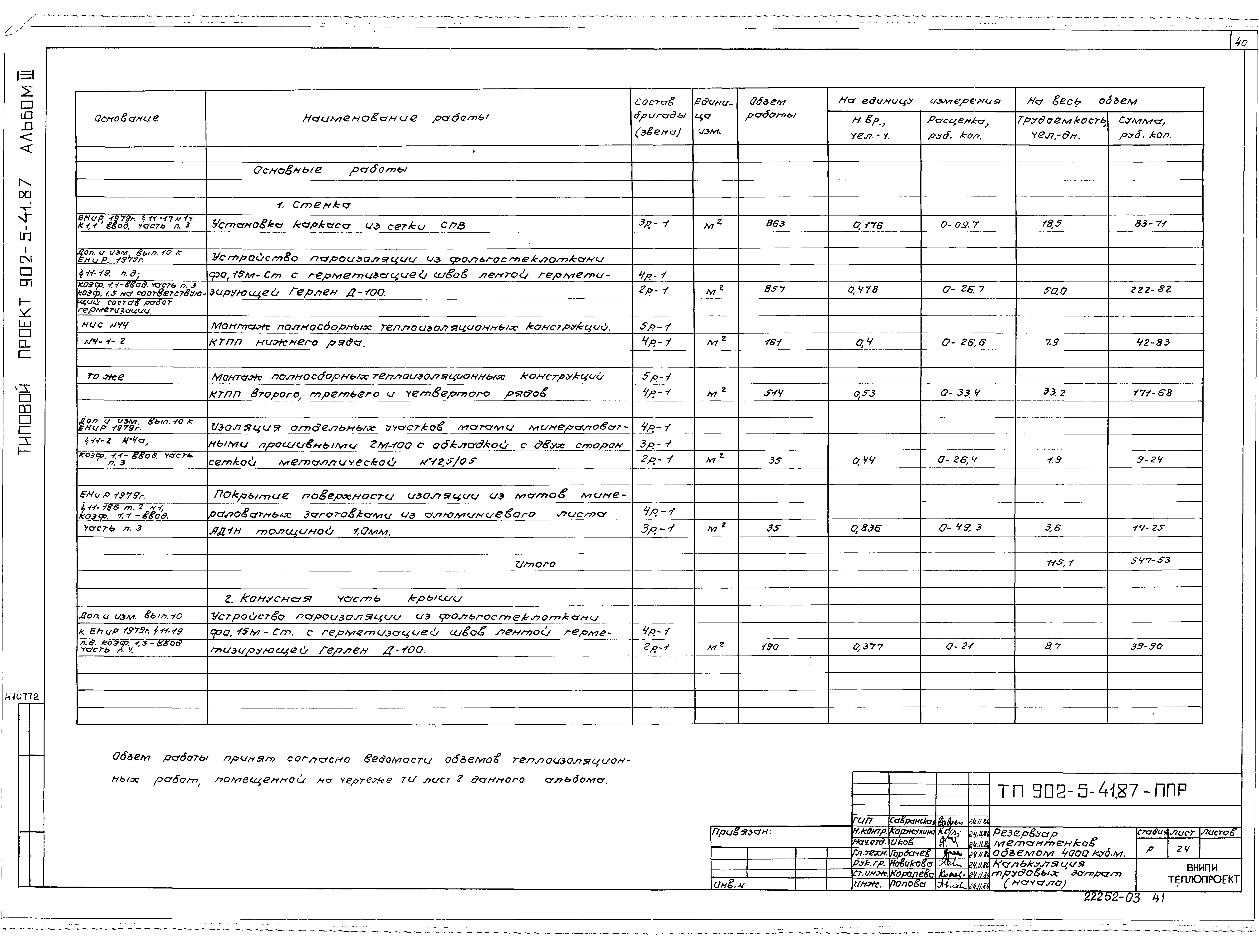 Типовой проект 902-5-41.87