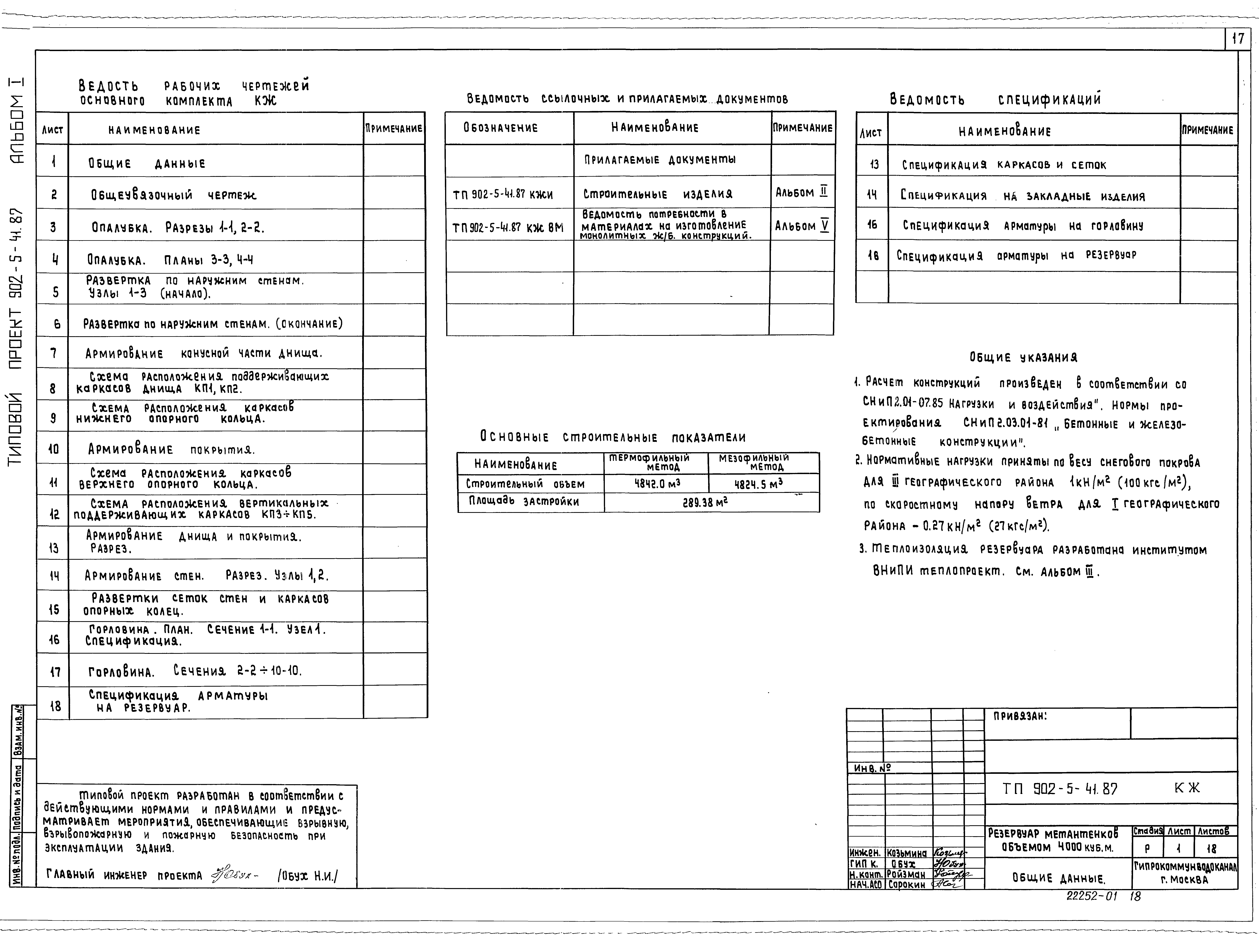 Типовой проект 902-5-41.87