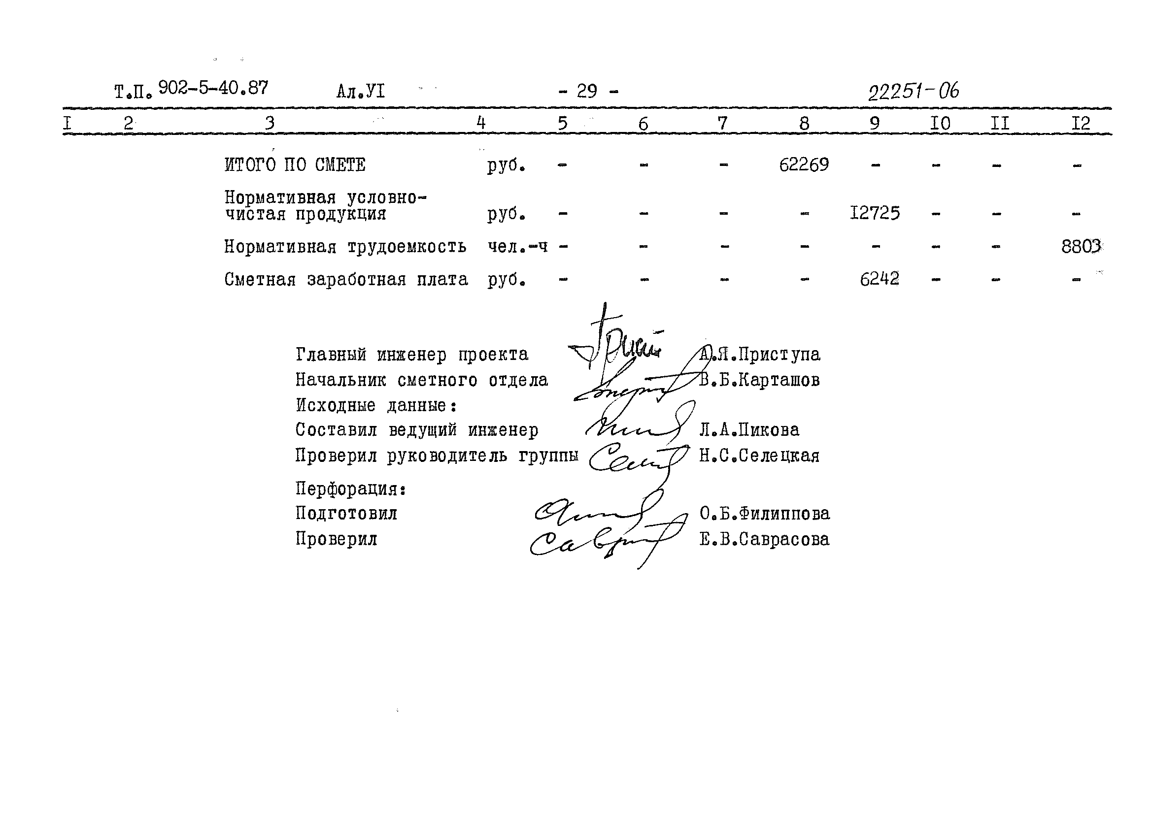 Типовой проект 902-5-40.87