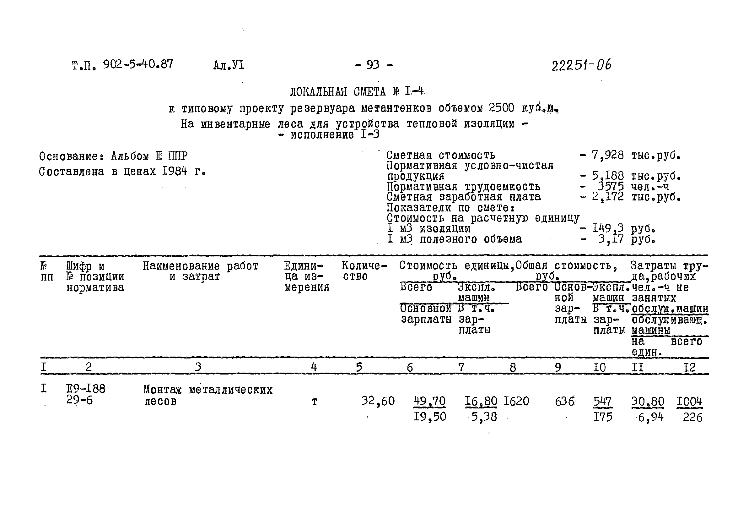 Типовой проект 902-5-40.87