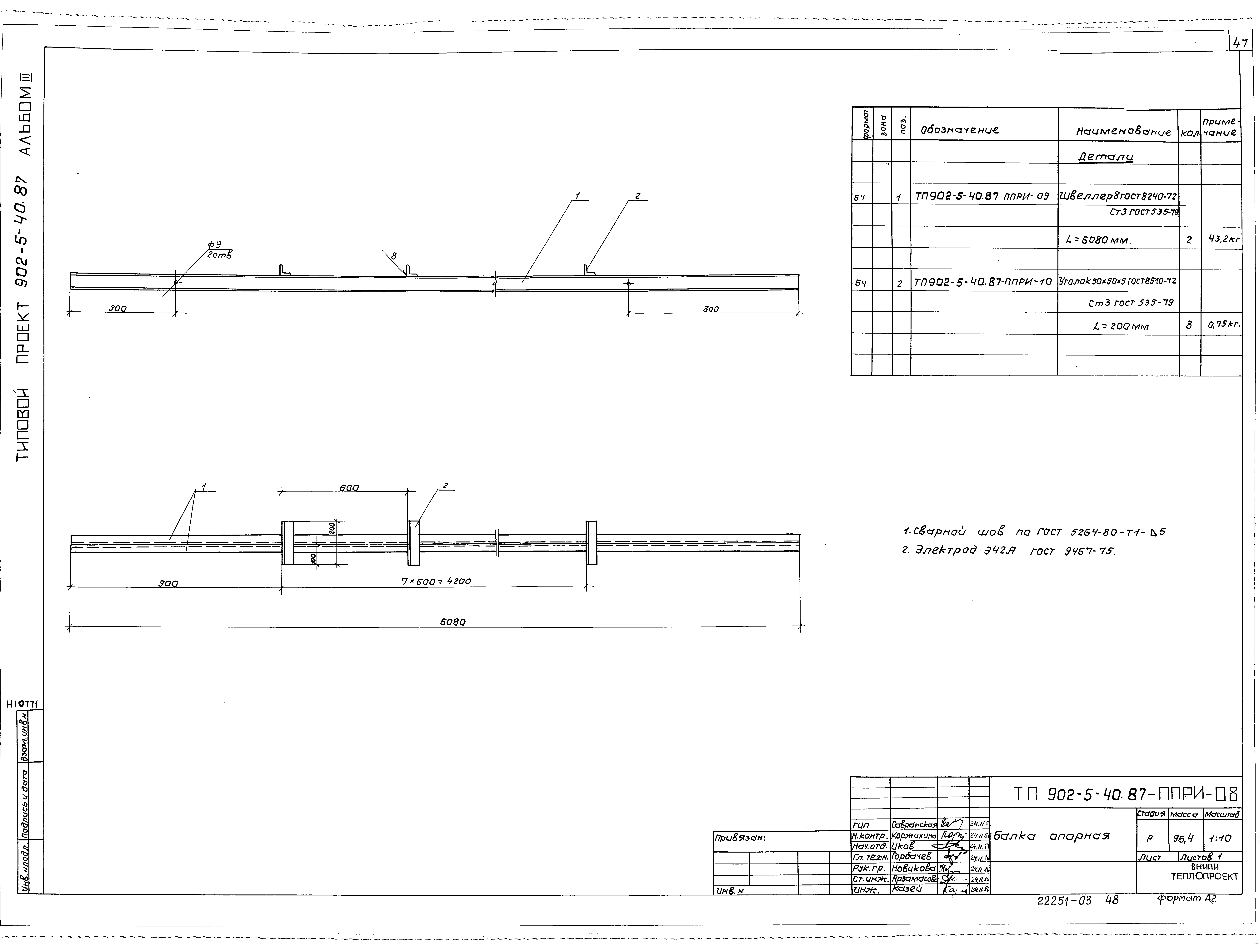 Типовой проект 902-5-40.87