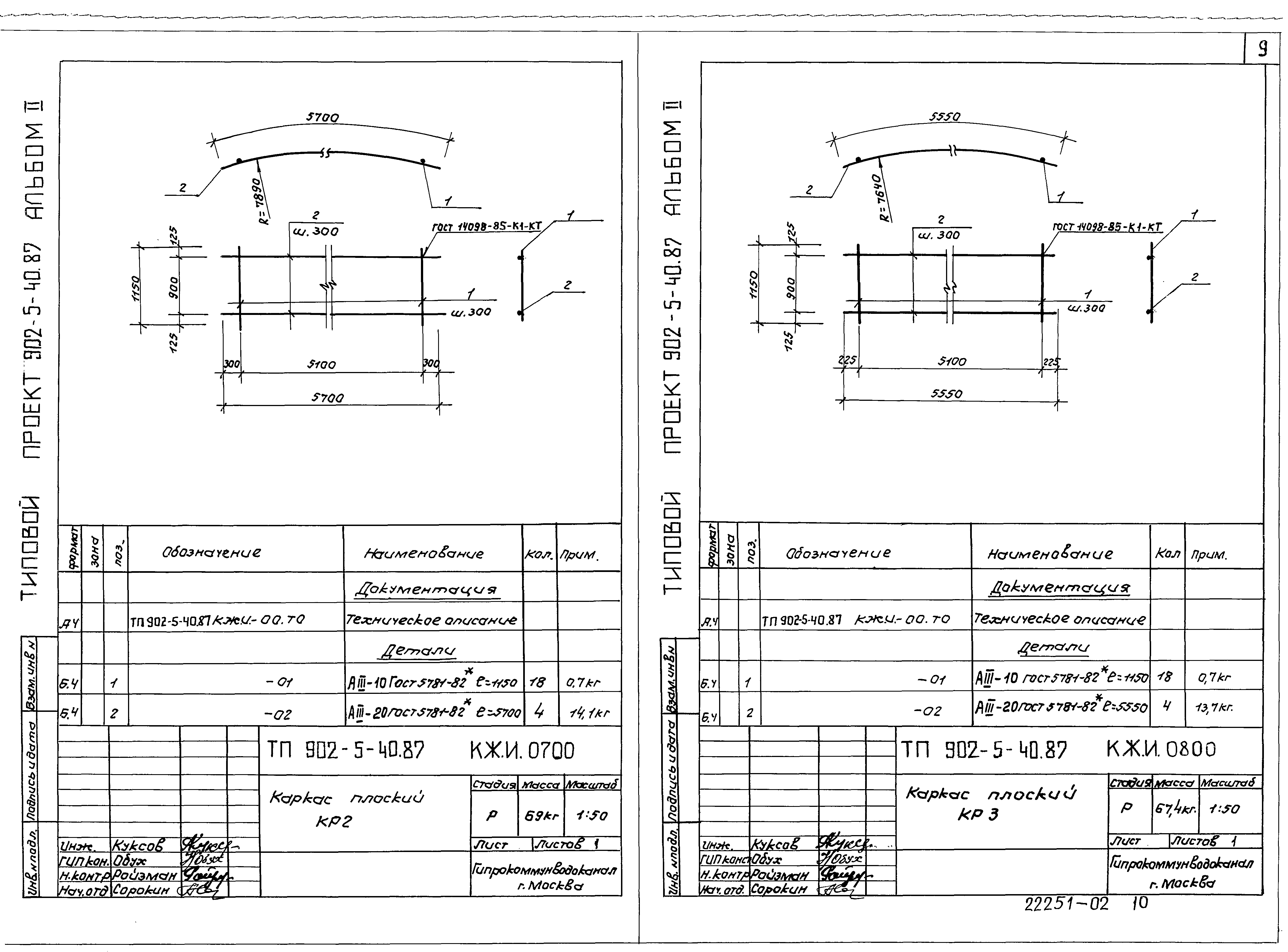 Типовой проект 902-5-40.87