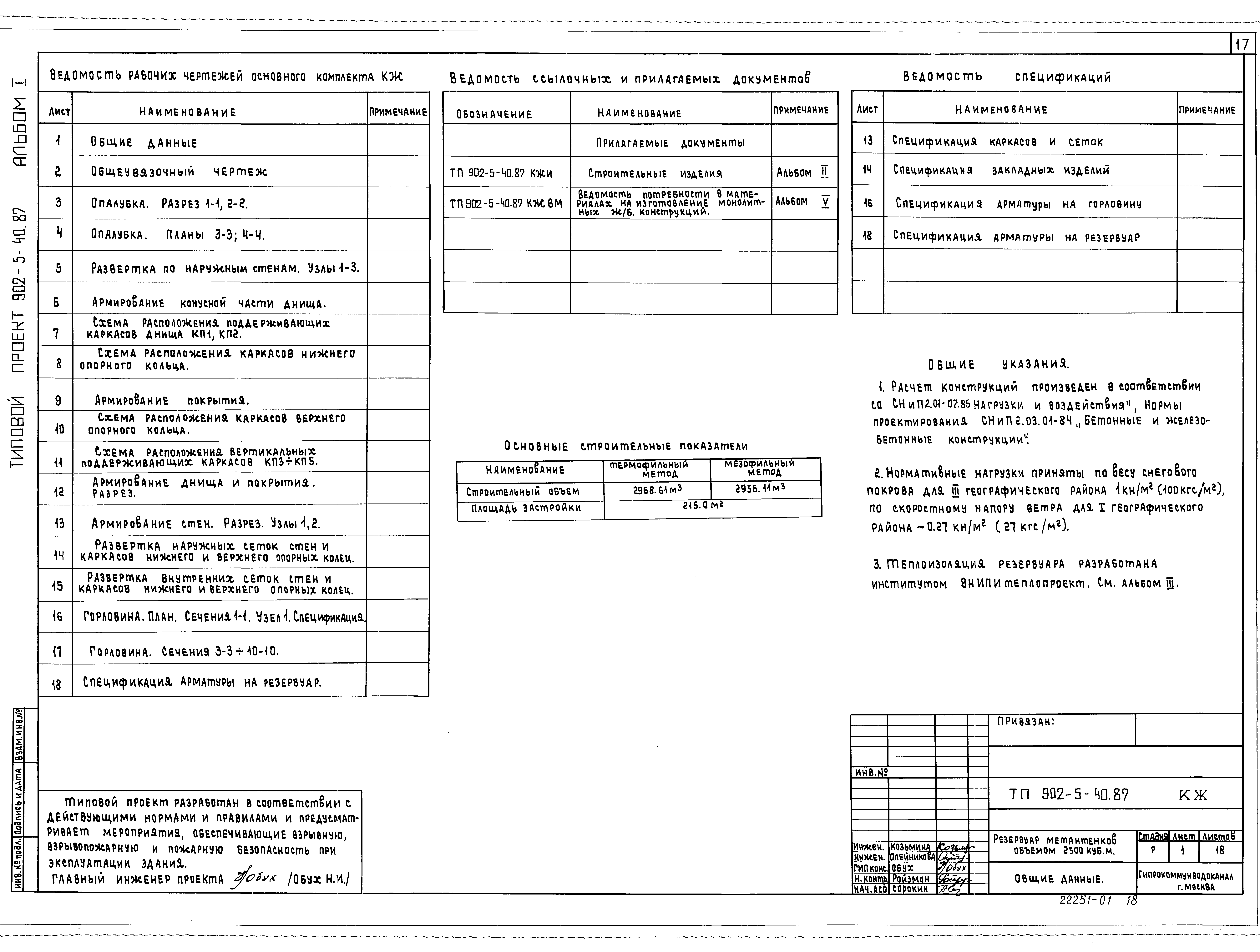 Типовой проект 902-5-40.87