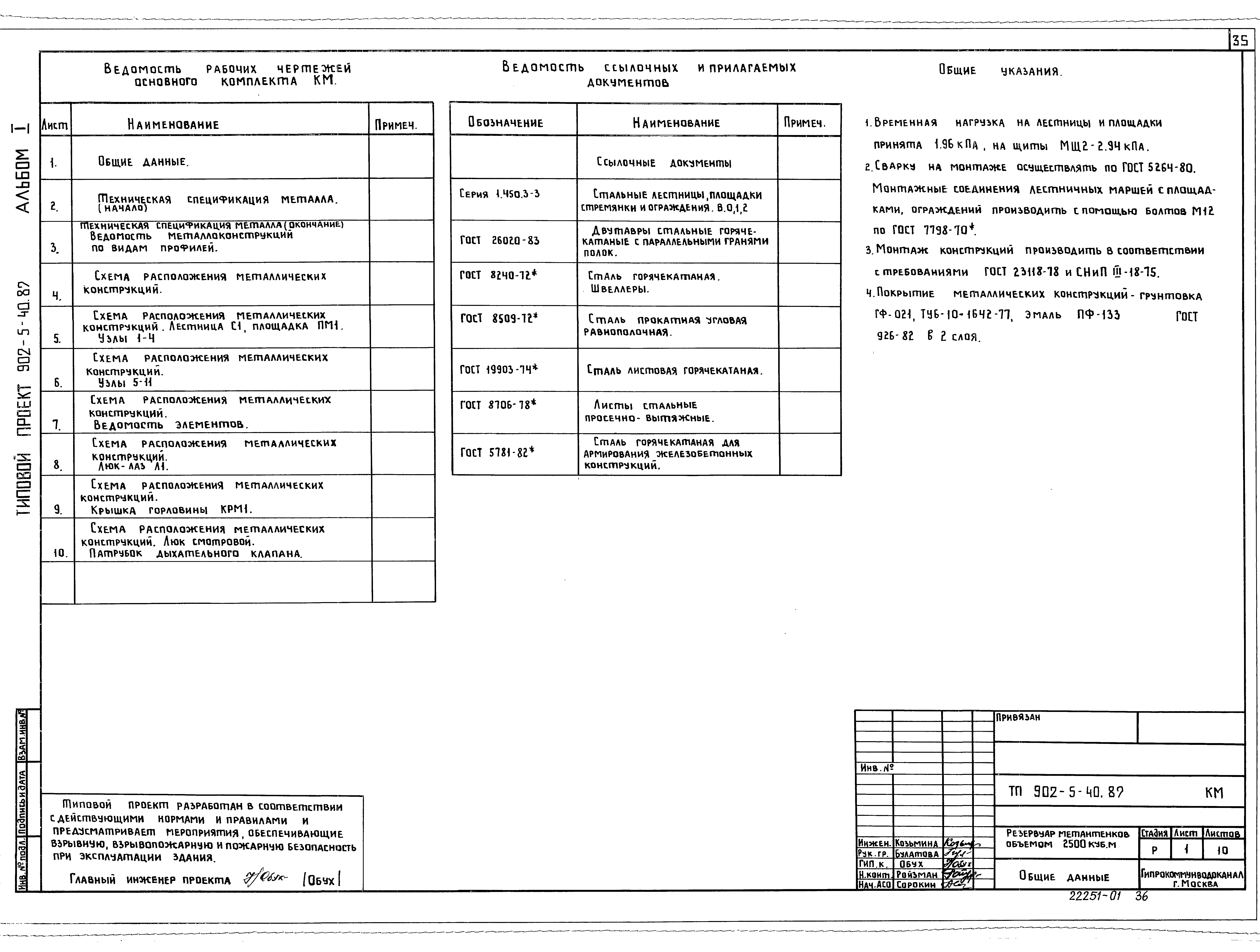 Типовой проект 902-5-40.87