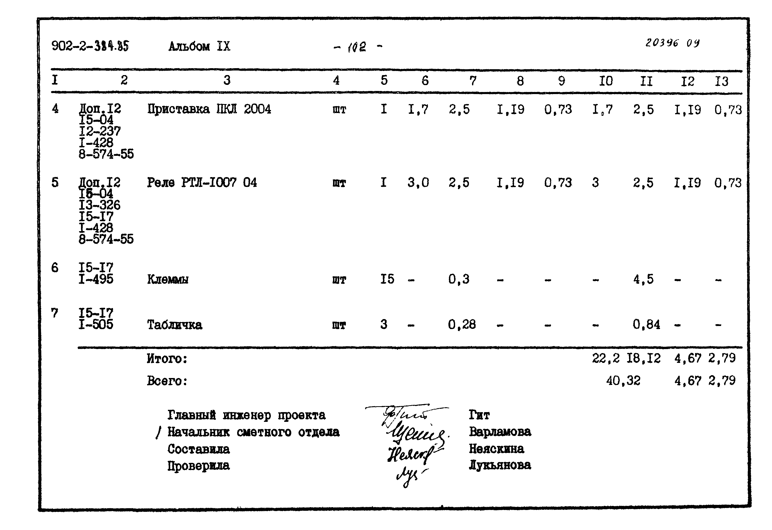 Типовой проект 902-2-384.85