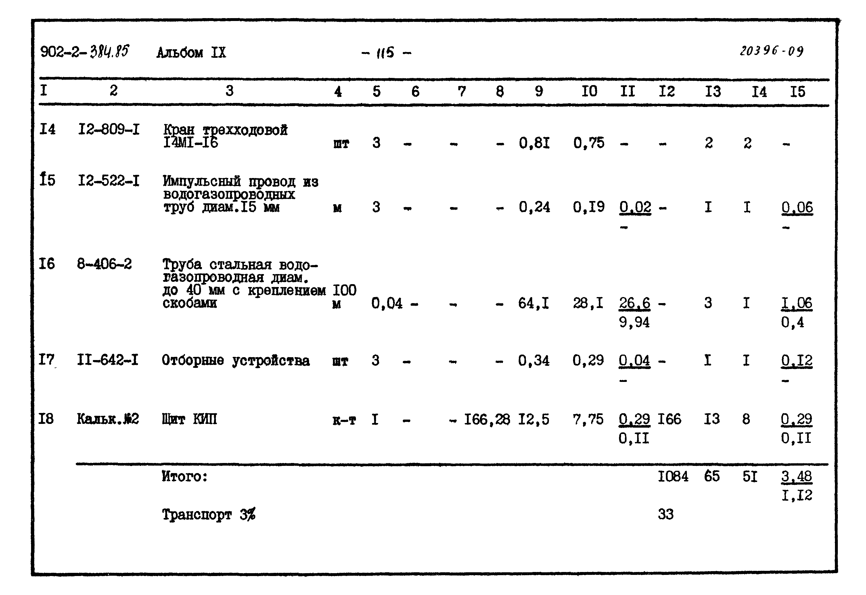 Типовой проект 902-2-384.85