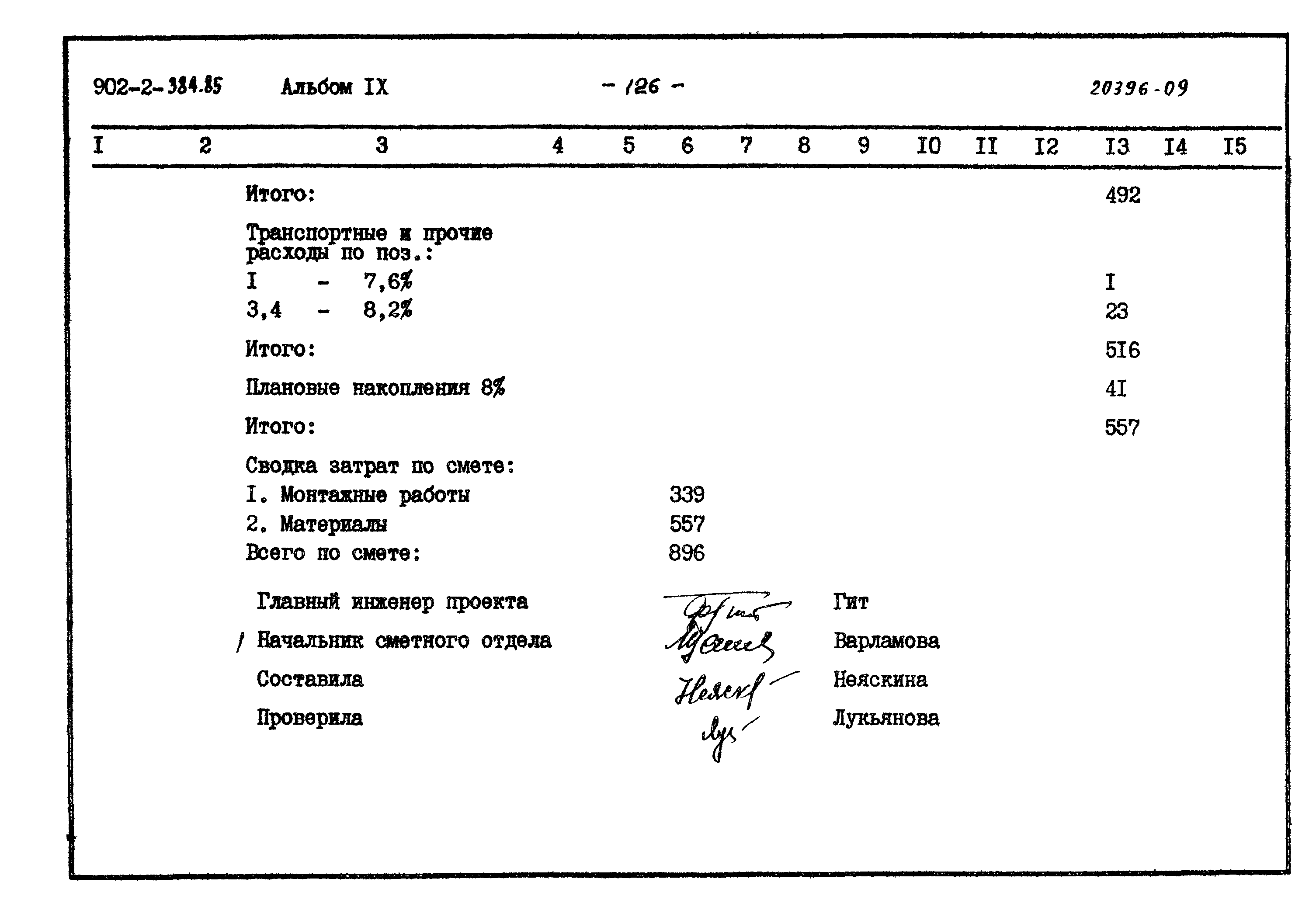 Типовой проект 902-2-384.85