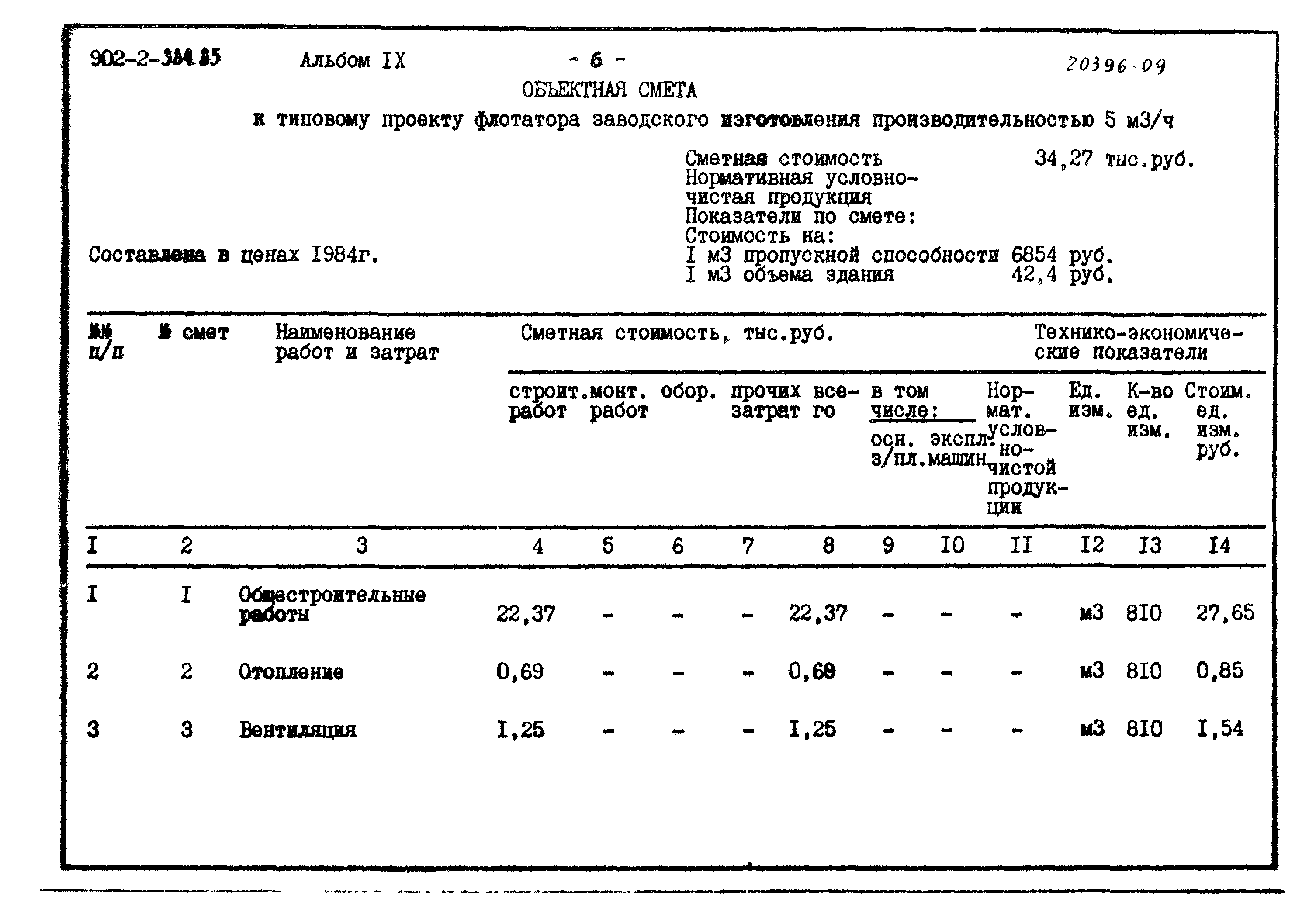 Типовой проект 902-2-384.85