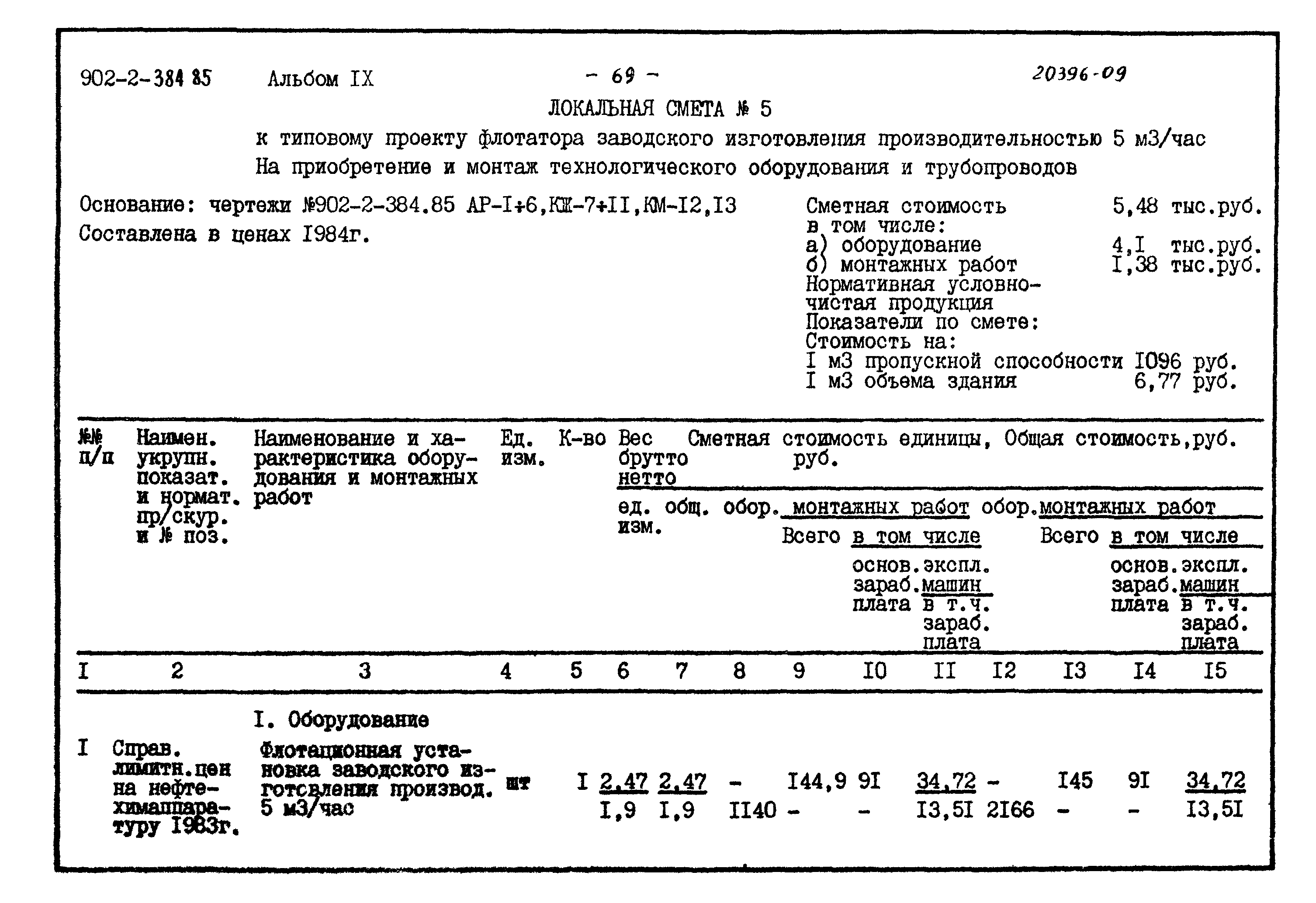Типовой проект 902-2-384.85