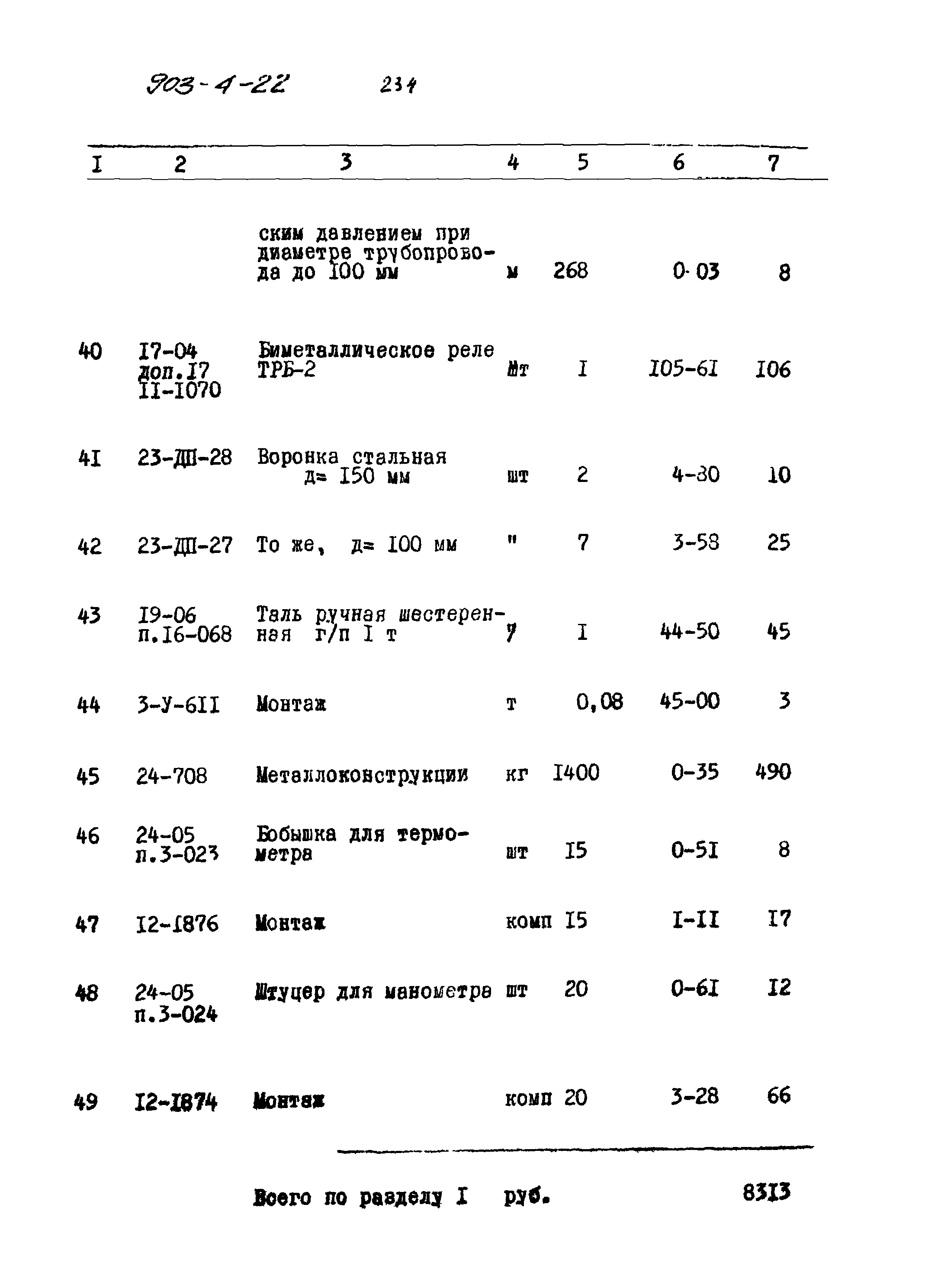 Типовой проект 903-4-22