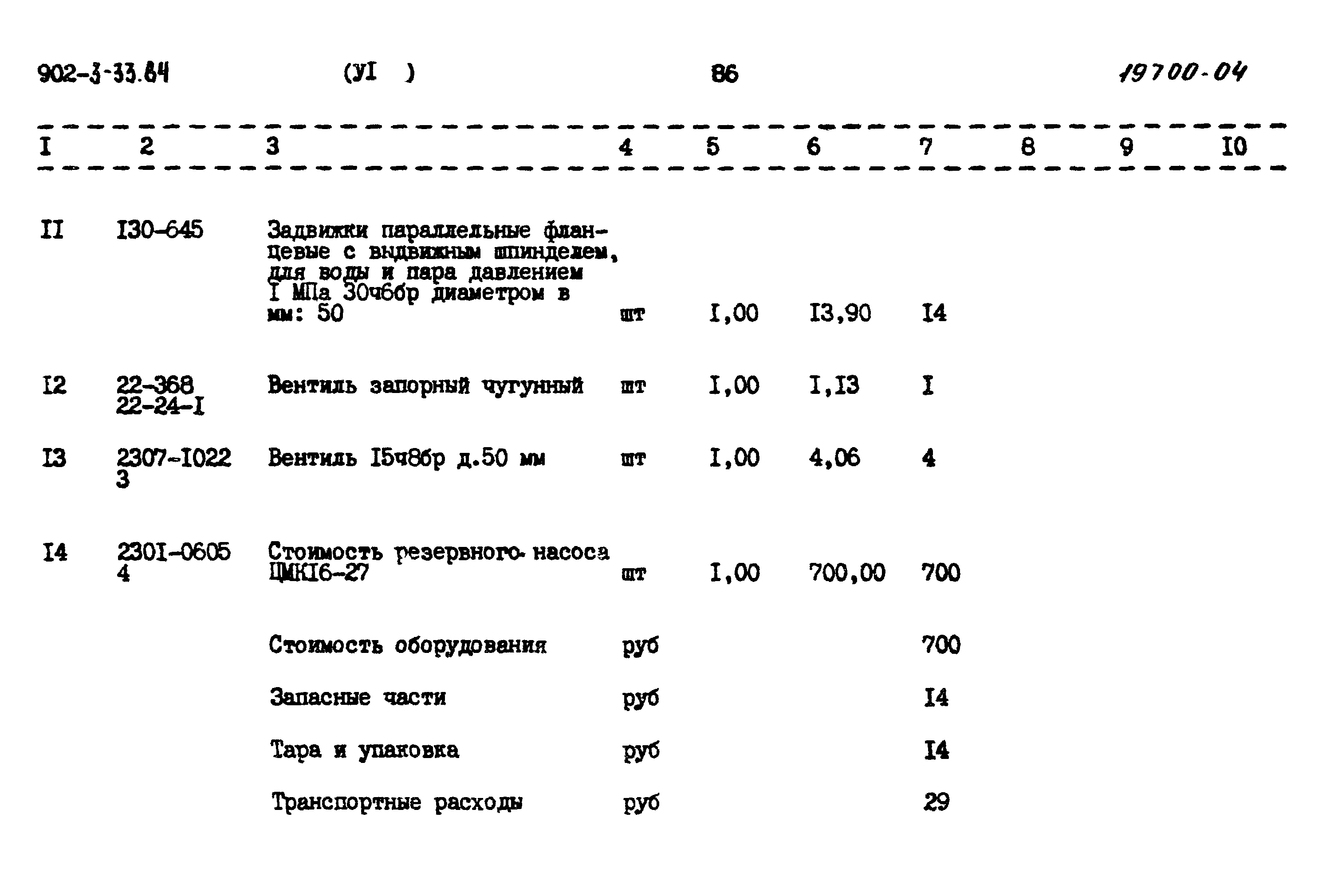 Типовой проект 902-3-33.84