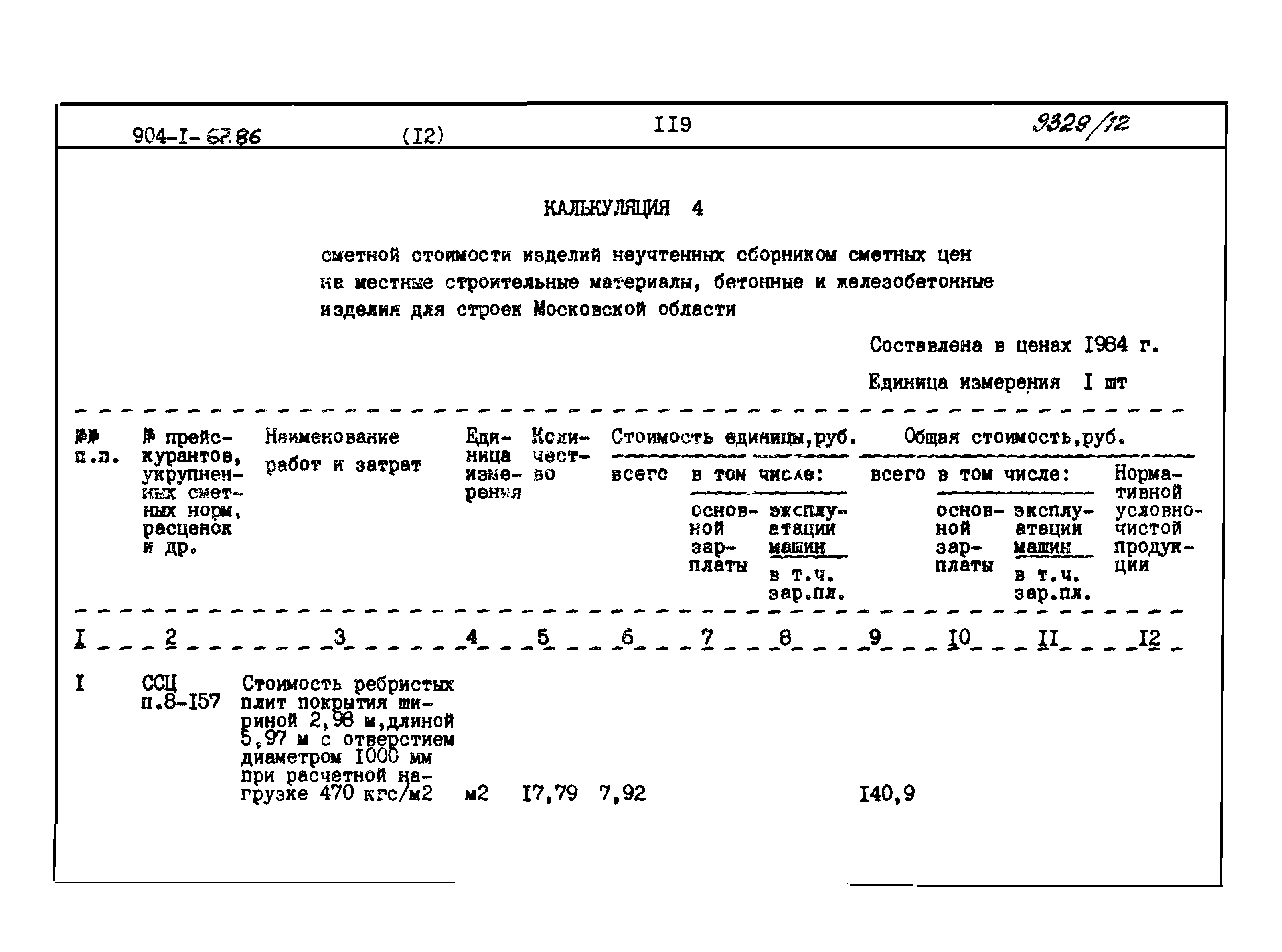 Типовой проект 904-1-67.88