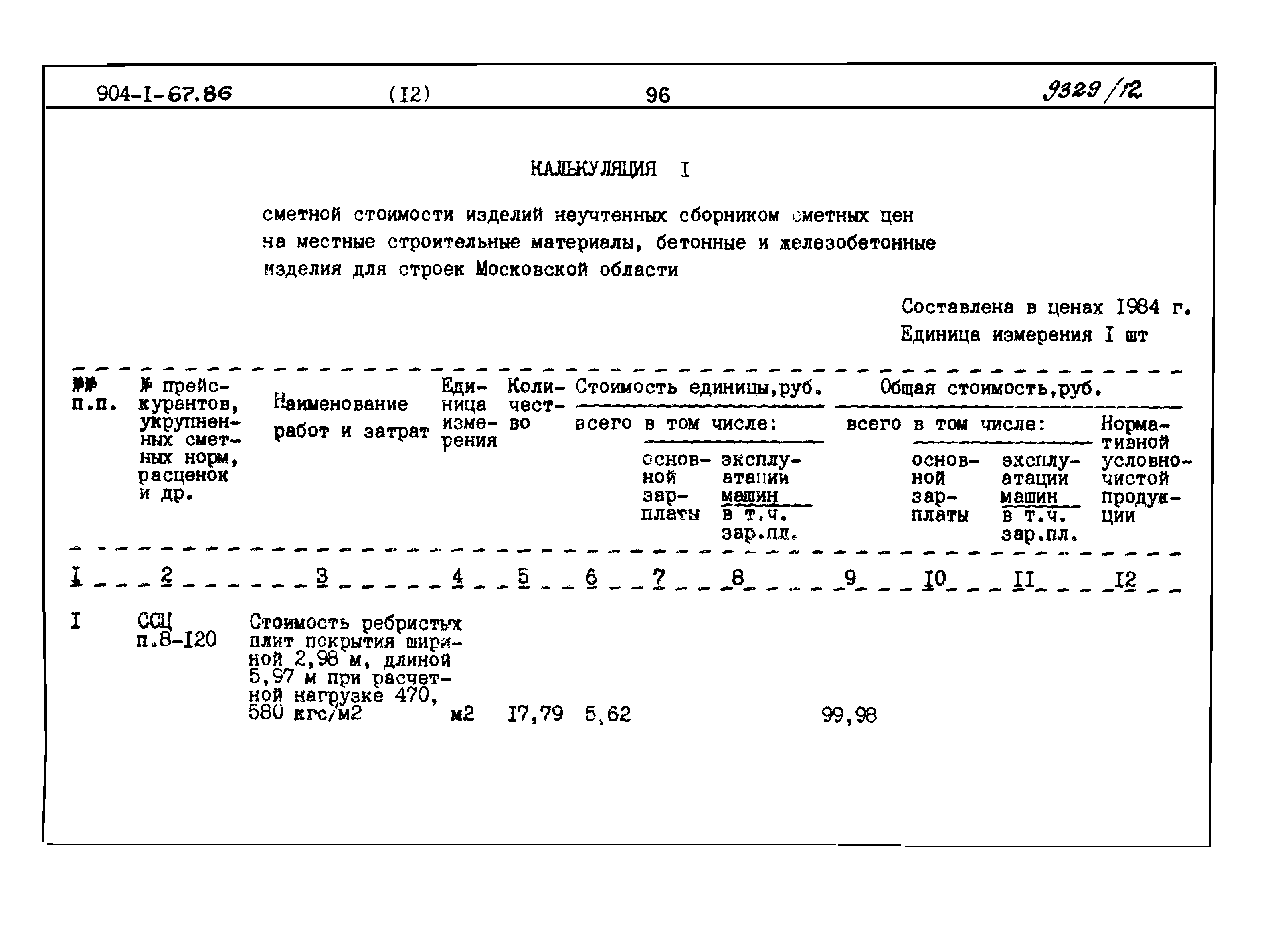 Типовой проект 904-1-67.88