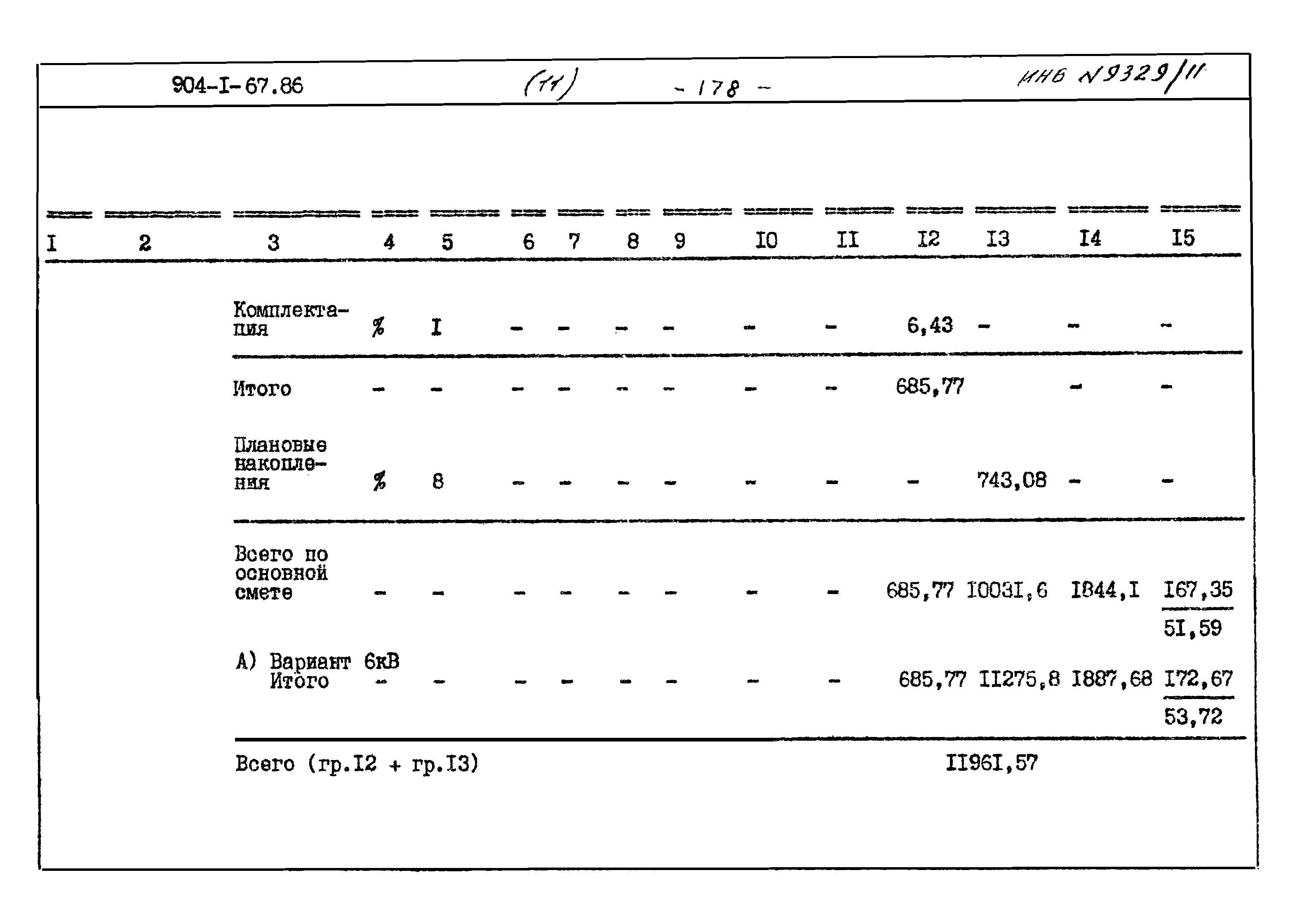 Типовой проект 904-1-67.88