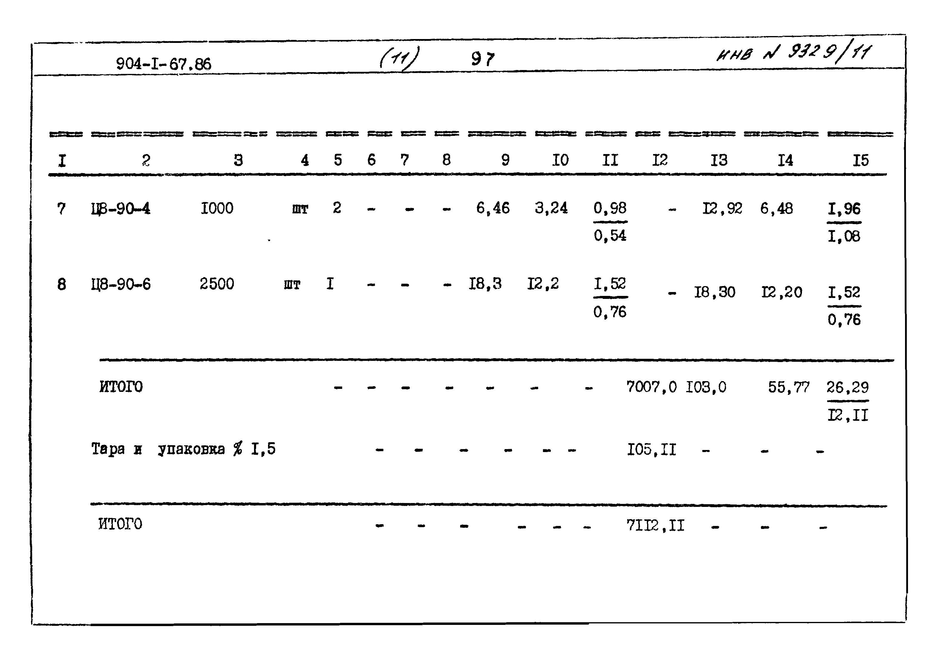 Типовой проект 904-1-67.88