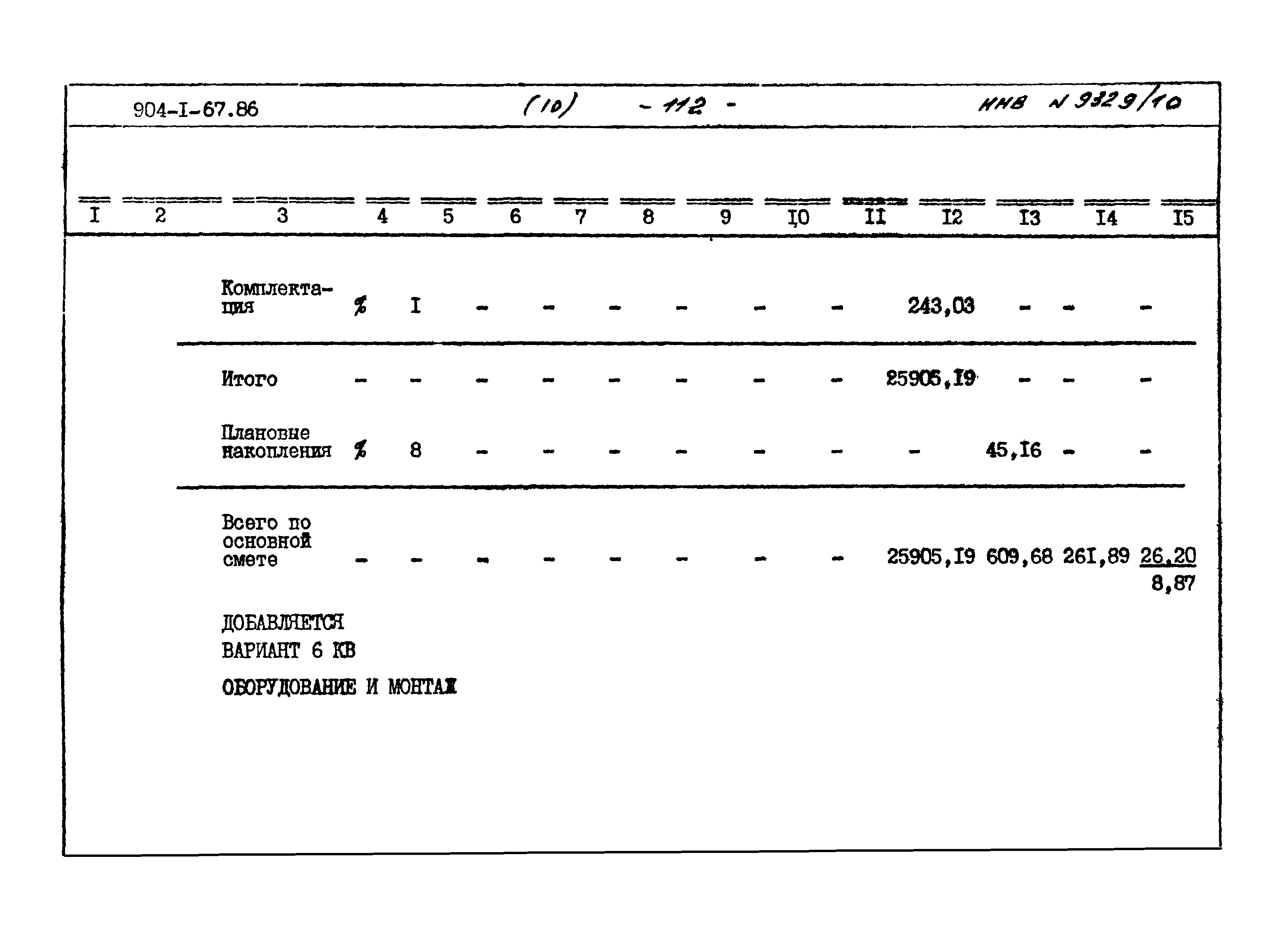 Типовой проект 904-1-67.88