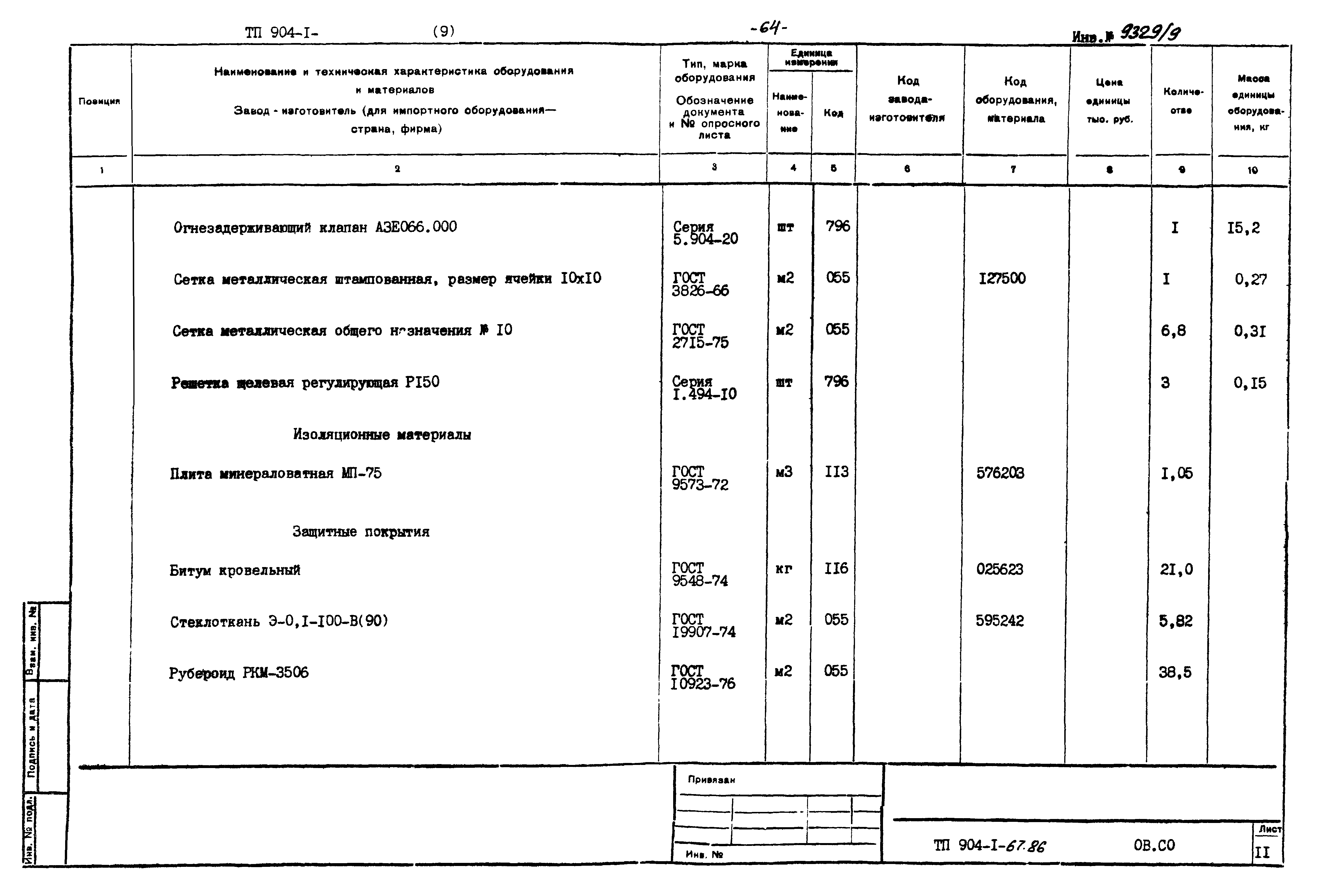 Типовой проект 904-1-67.88