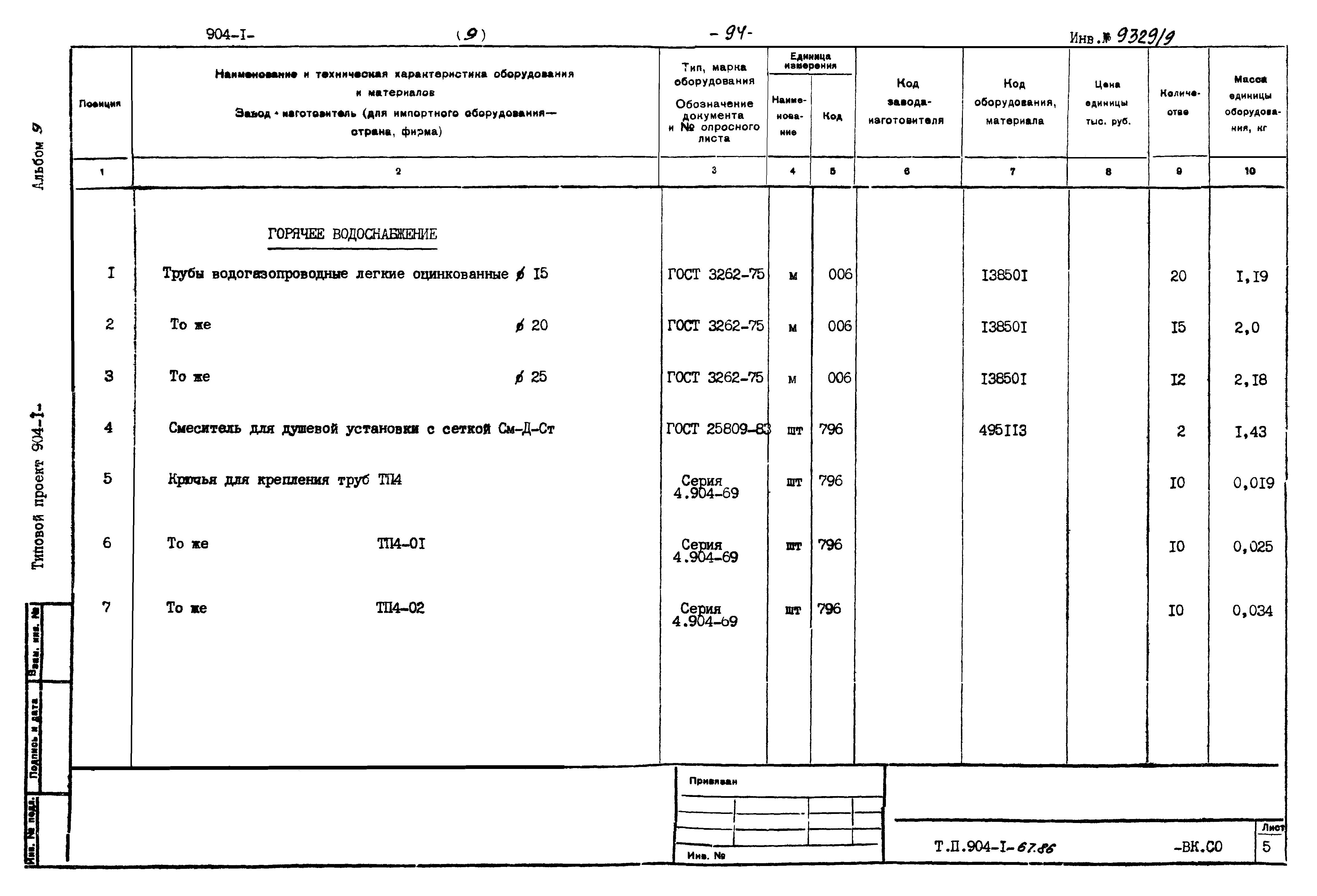 Типовой проект 904-1-67.88