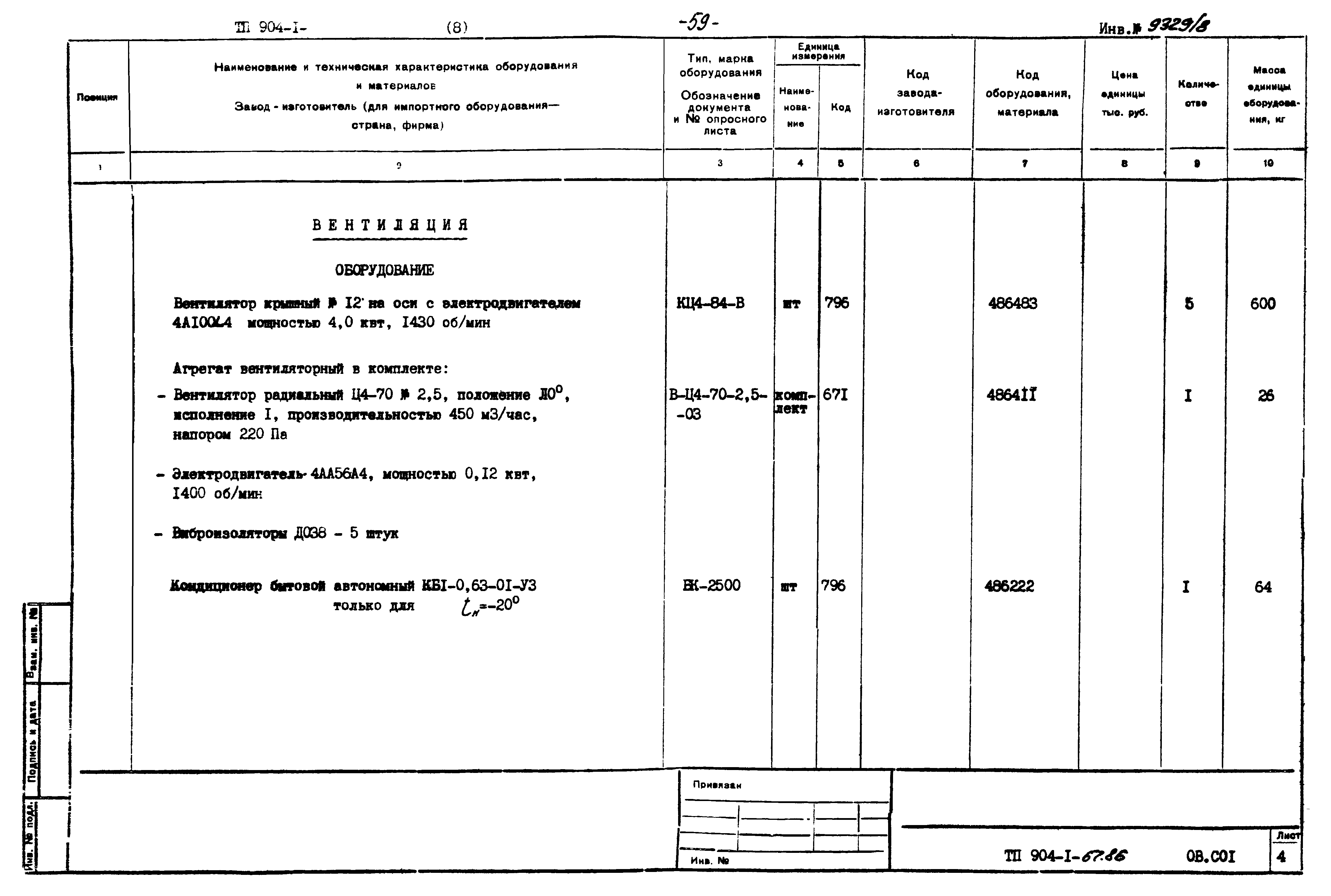 Типовой проект 904-1-67.88