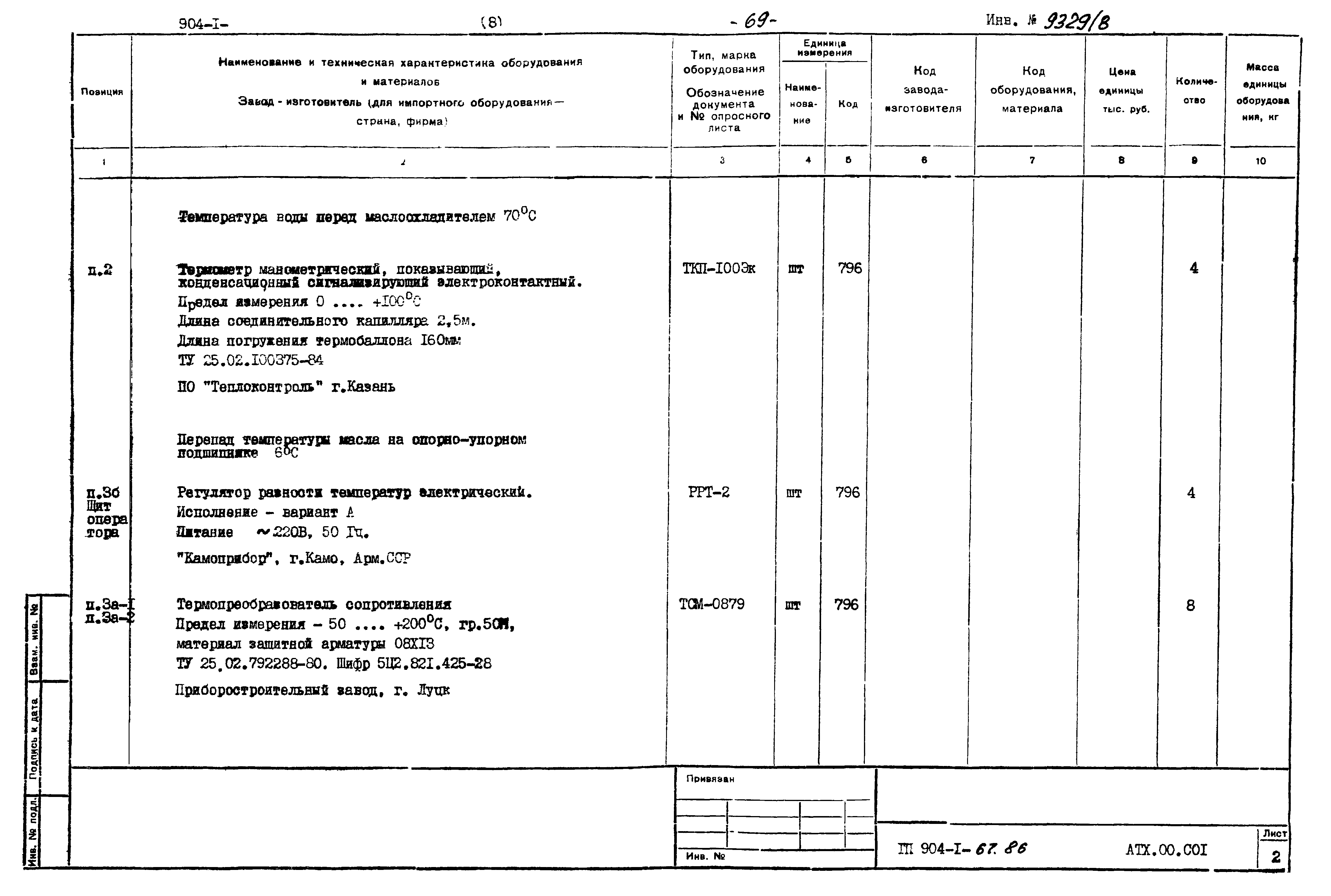 Типовой проект 904-1-67.88
