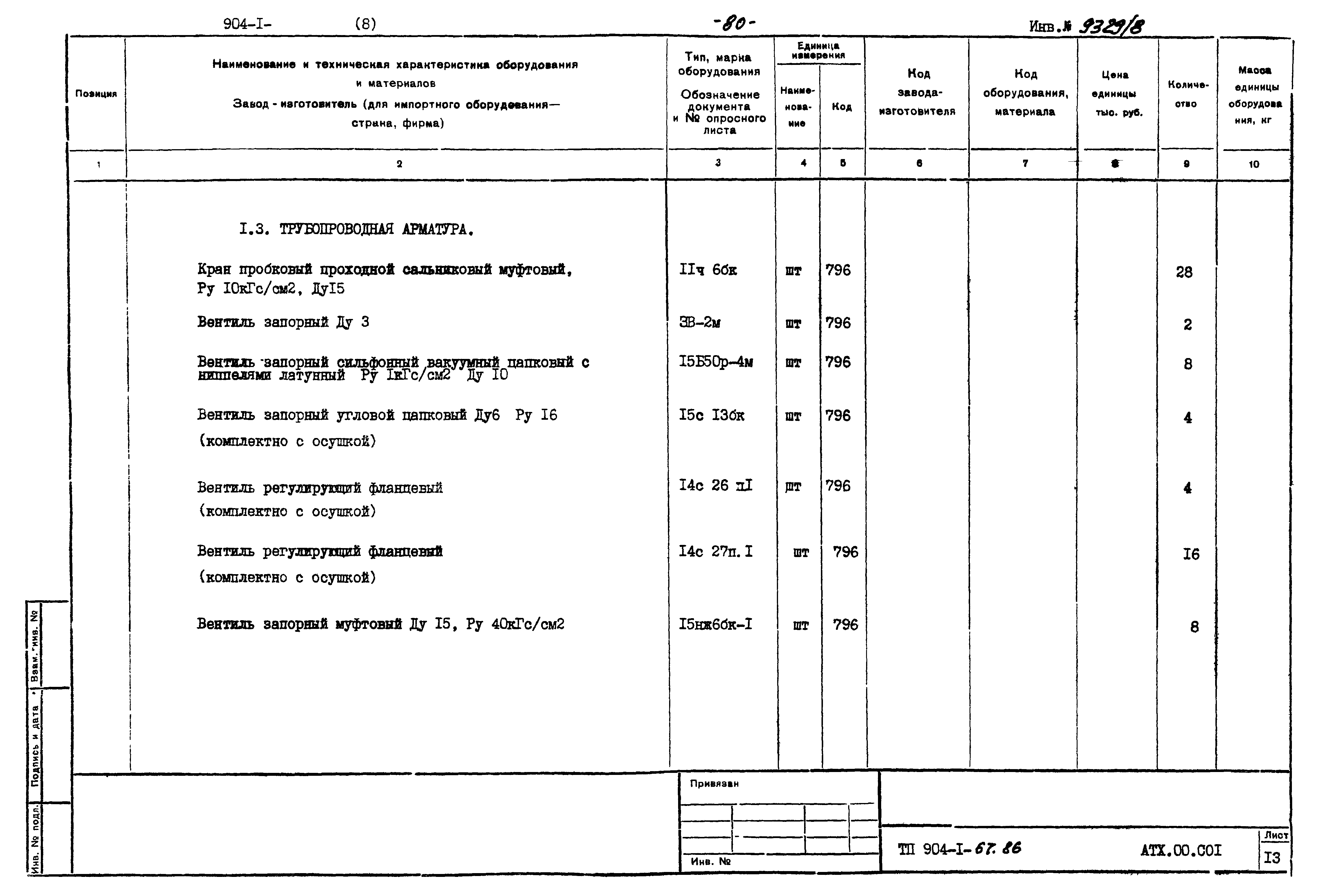 Типовой проект 904-1-67.88