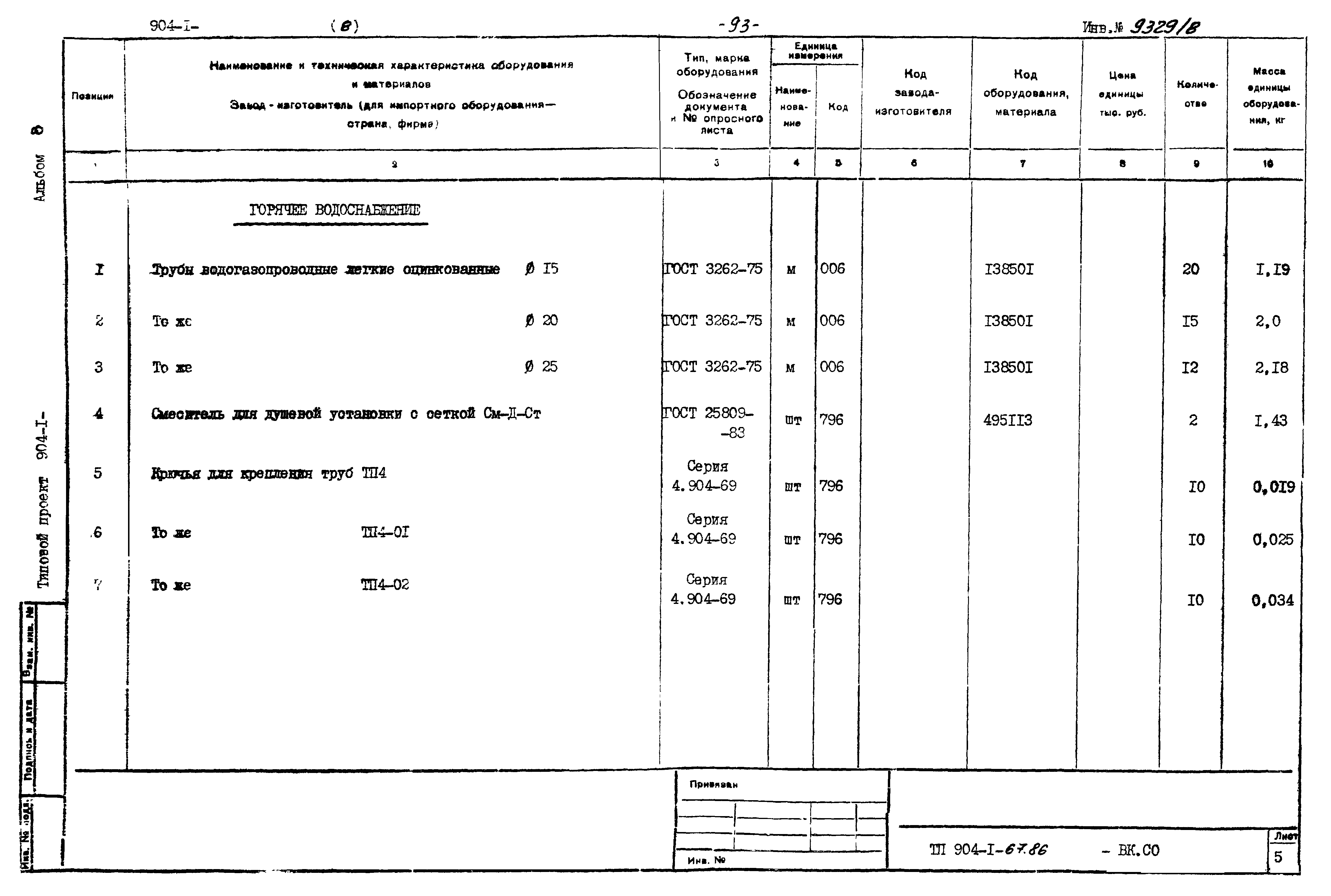 Типовой проект 904-1-67.88