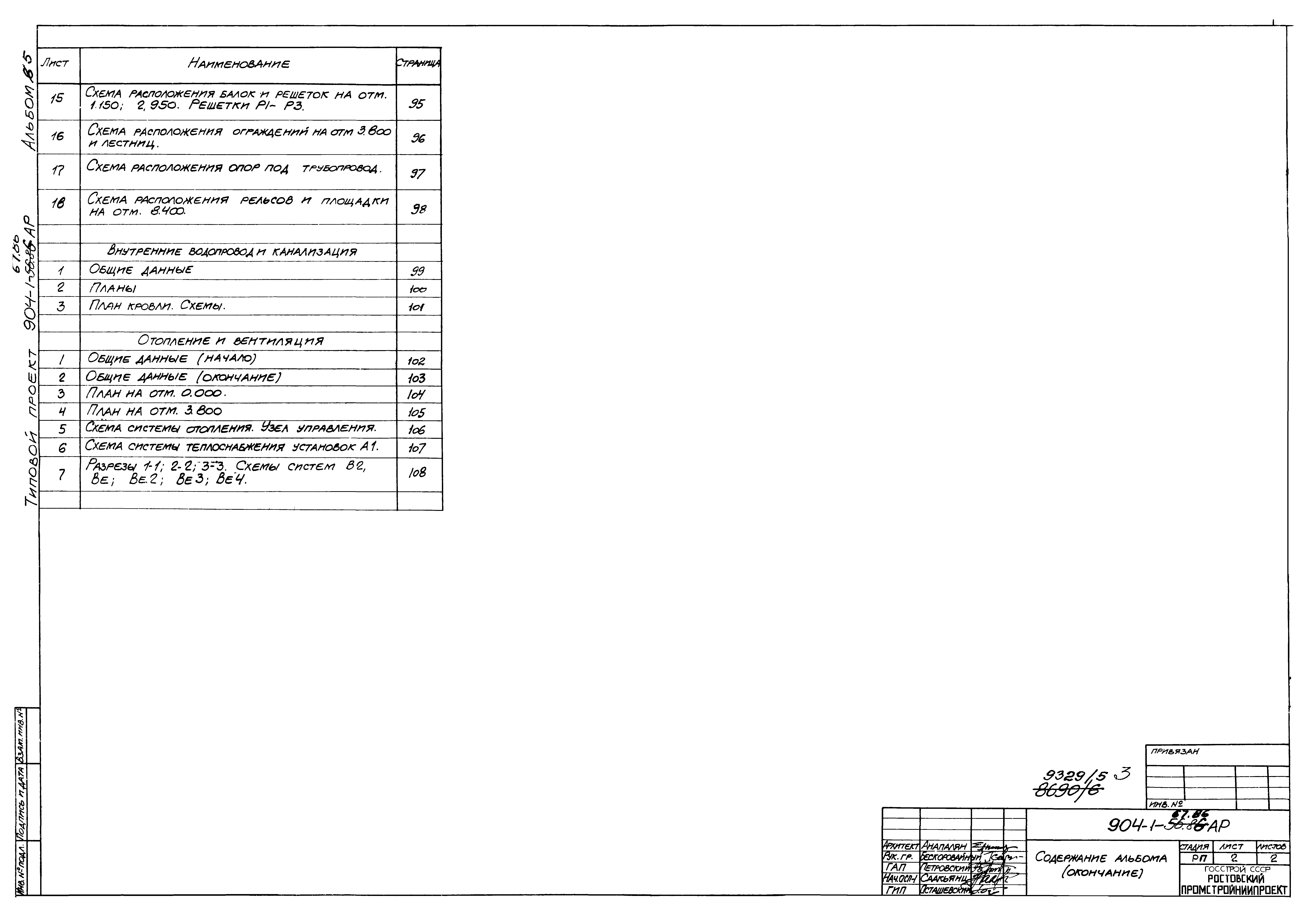 Типовой проект 904-1-67.88