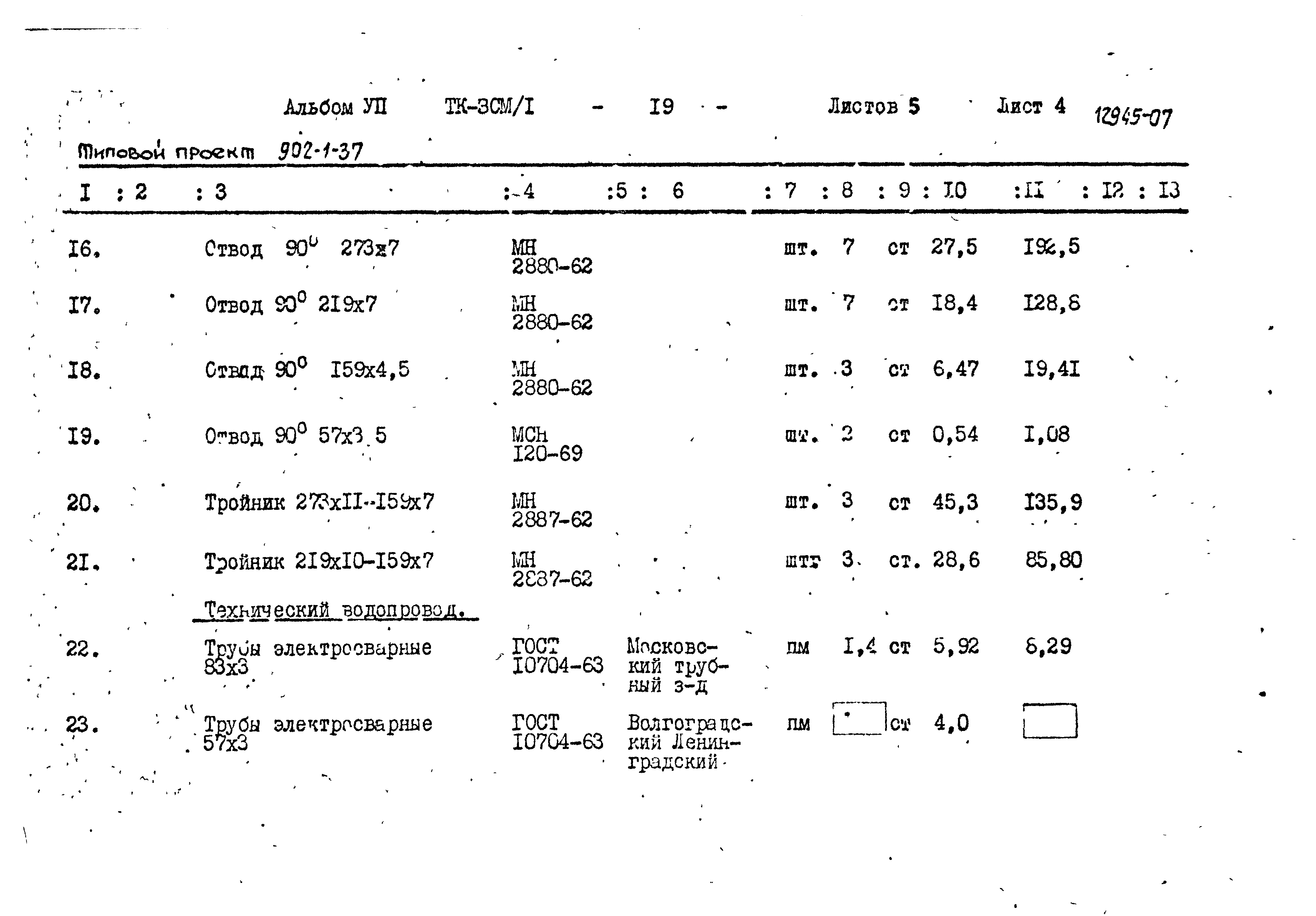 Типовой проект 902-1-52