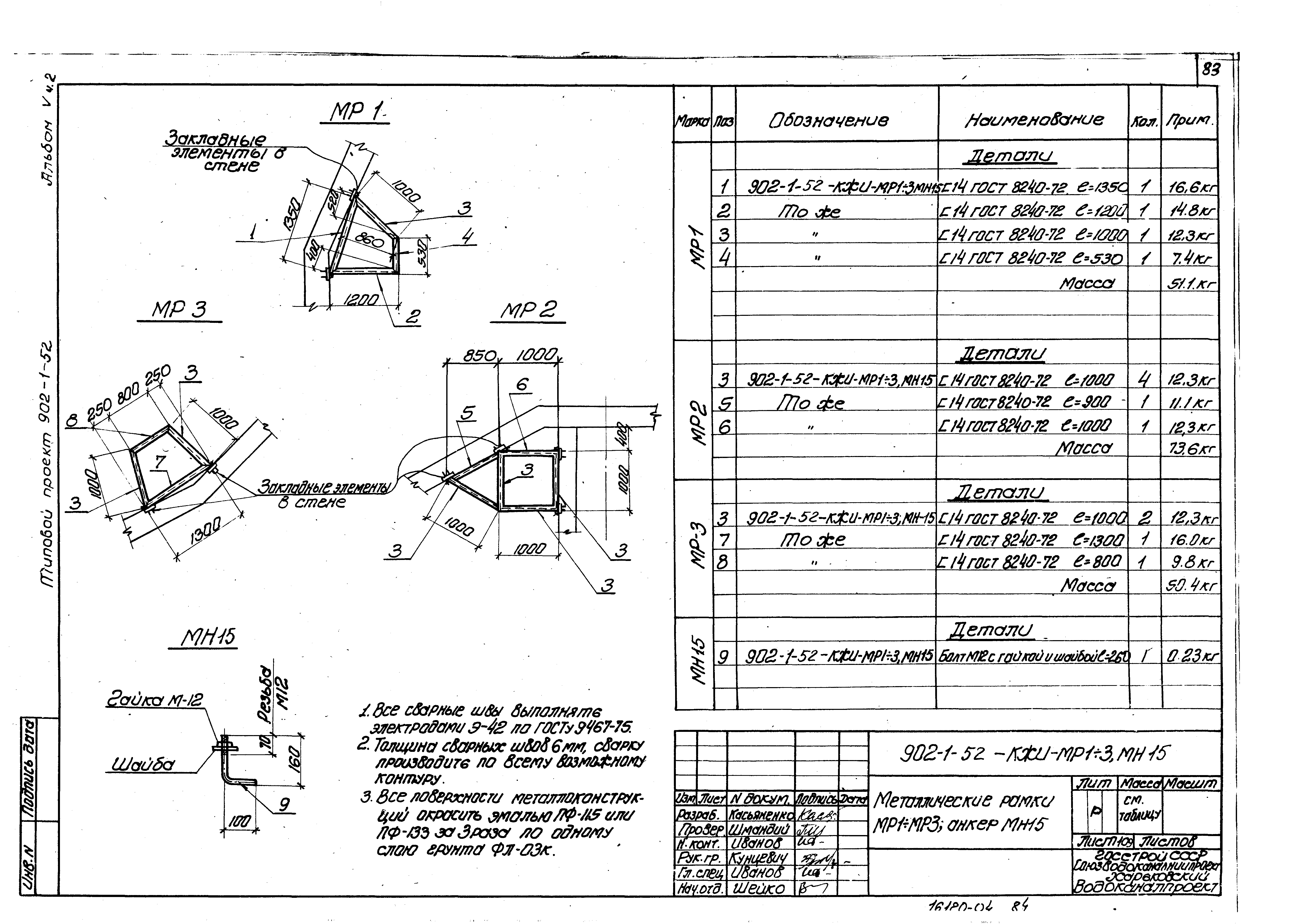 Типовой проект 902-1-52