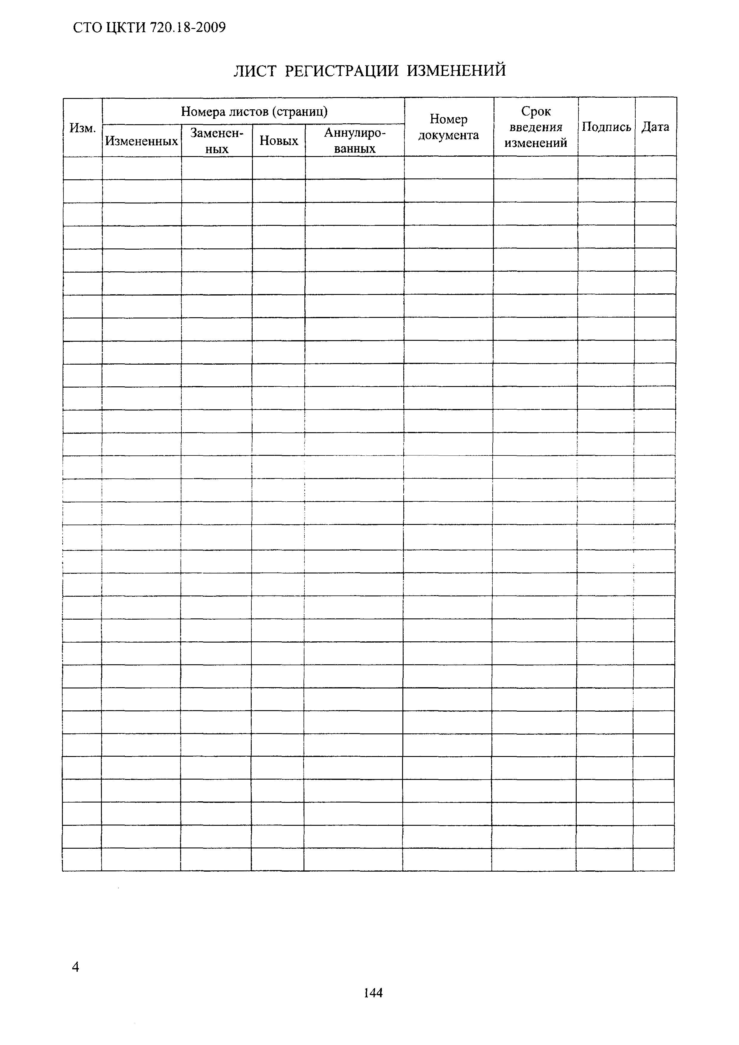 СТО ЦКТИ 720.19-2009