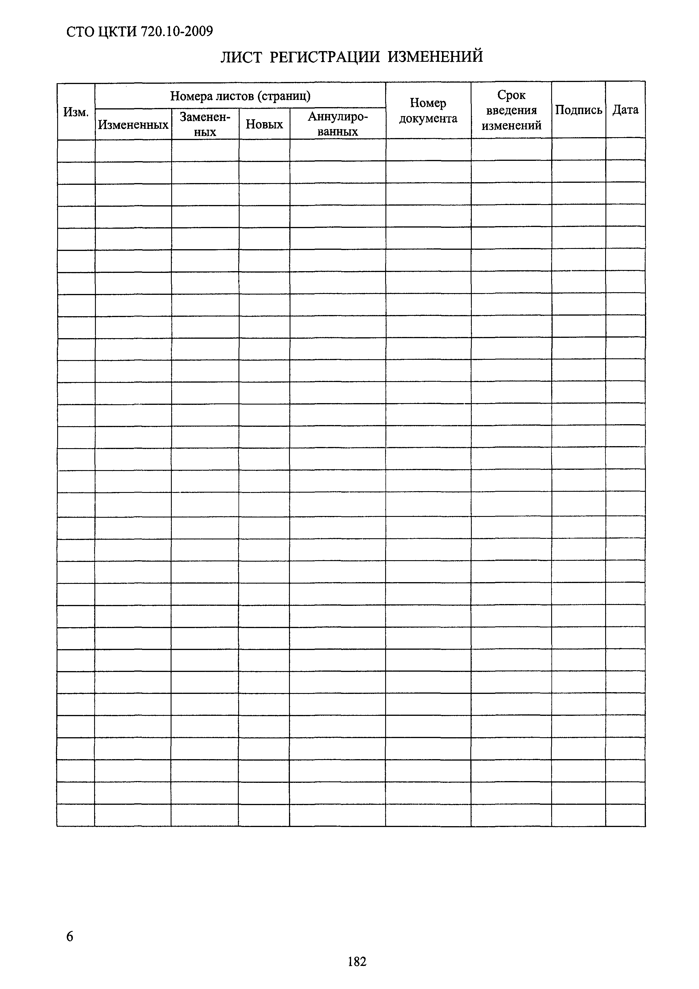 СТО ЦКТИ 720.10-2009